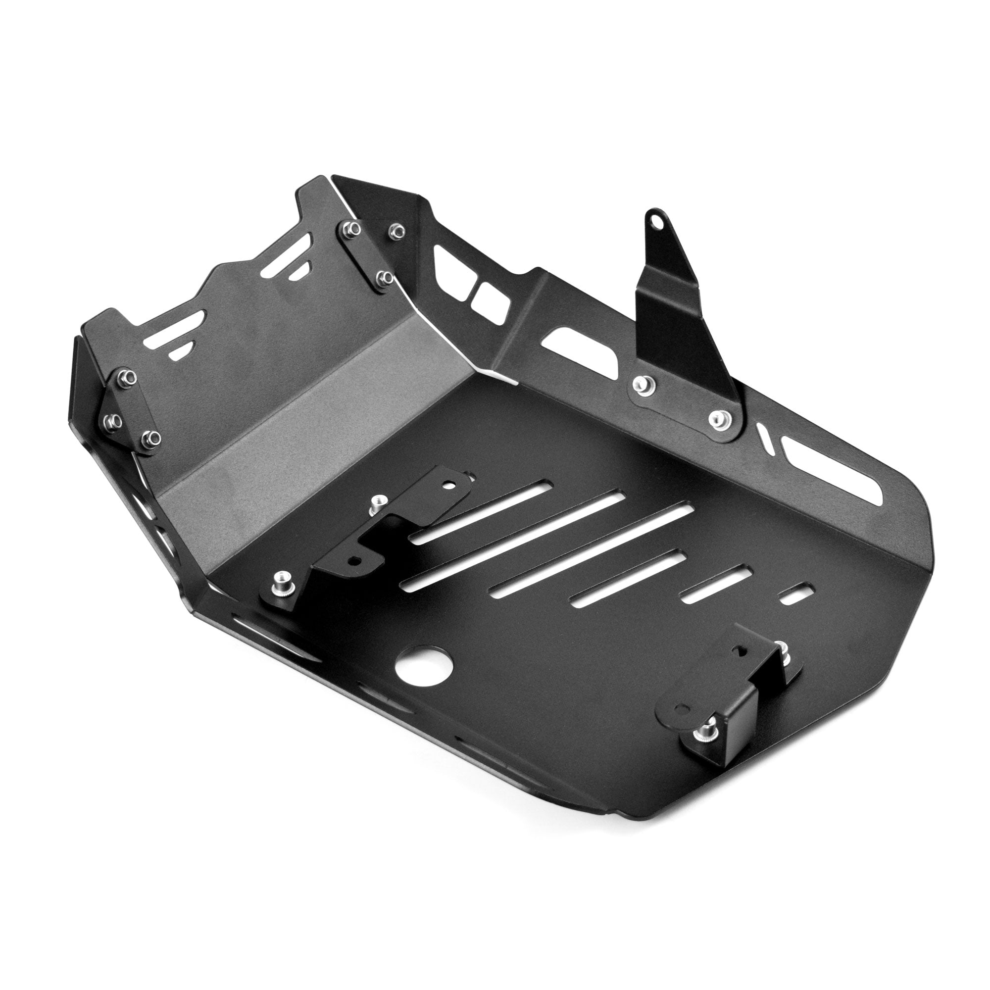 Pyramid Engine Plate | Matte Black | Triumph Tiger 1200 Rally Pro 2022>Current-Engine Guards-Pyramid Motorcycle Accessories