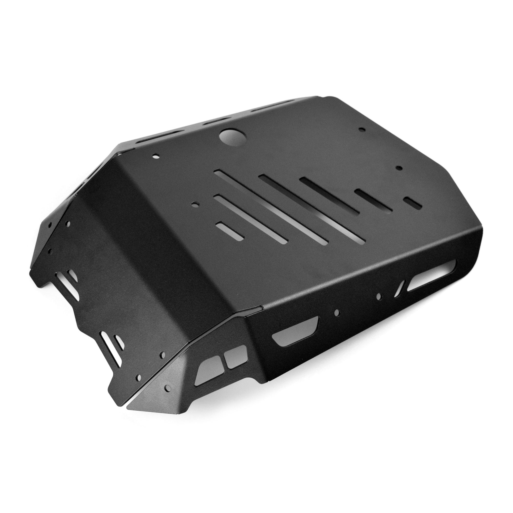 Pyramid Engine Plate | Matte Black | Triumph Tiger 1200 Rally Pro 2022>Current-Engine Guards-Pyramid Motorcycle Accessories