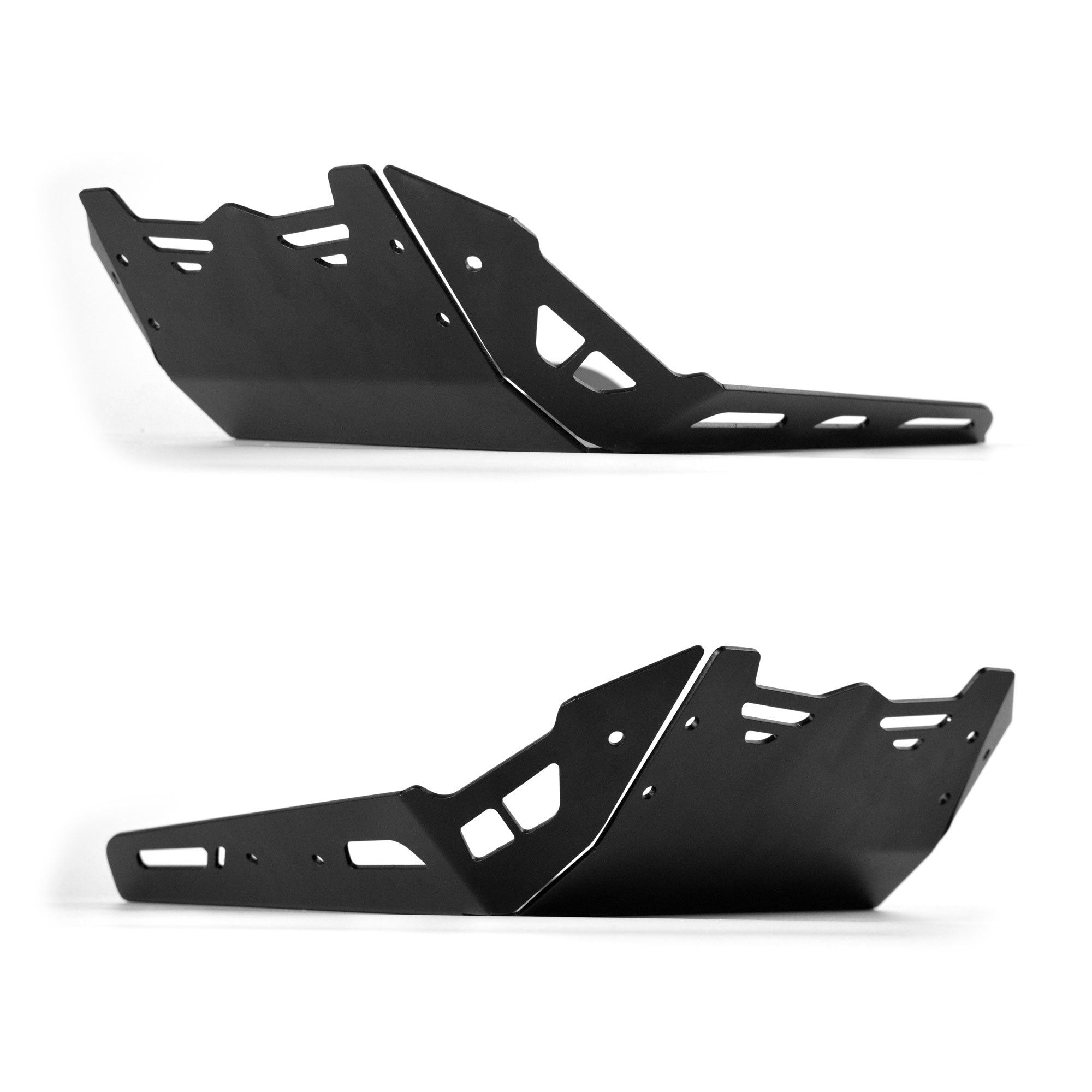 Pyramid Engine Plate | Matte Black | Triumph Tiger 1200 Rally Pro 2022>Current-Engine Guards-Pyramid Motorcycle Accessories