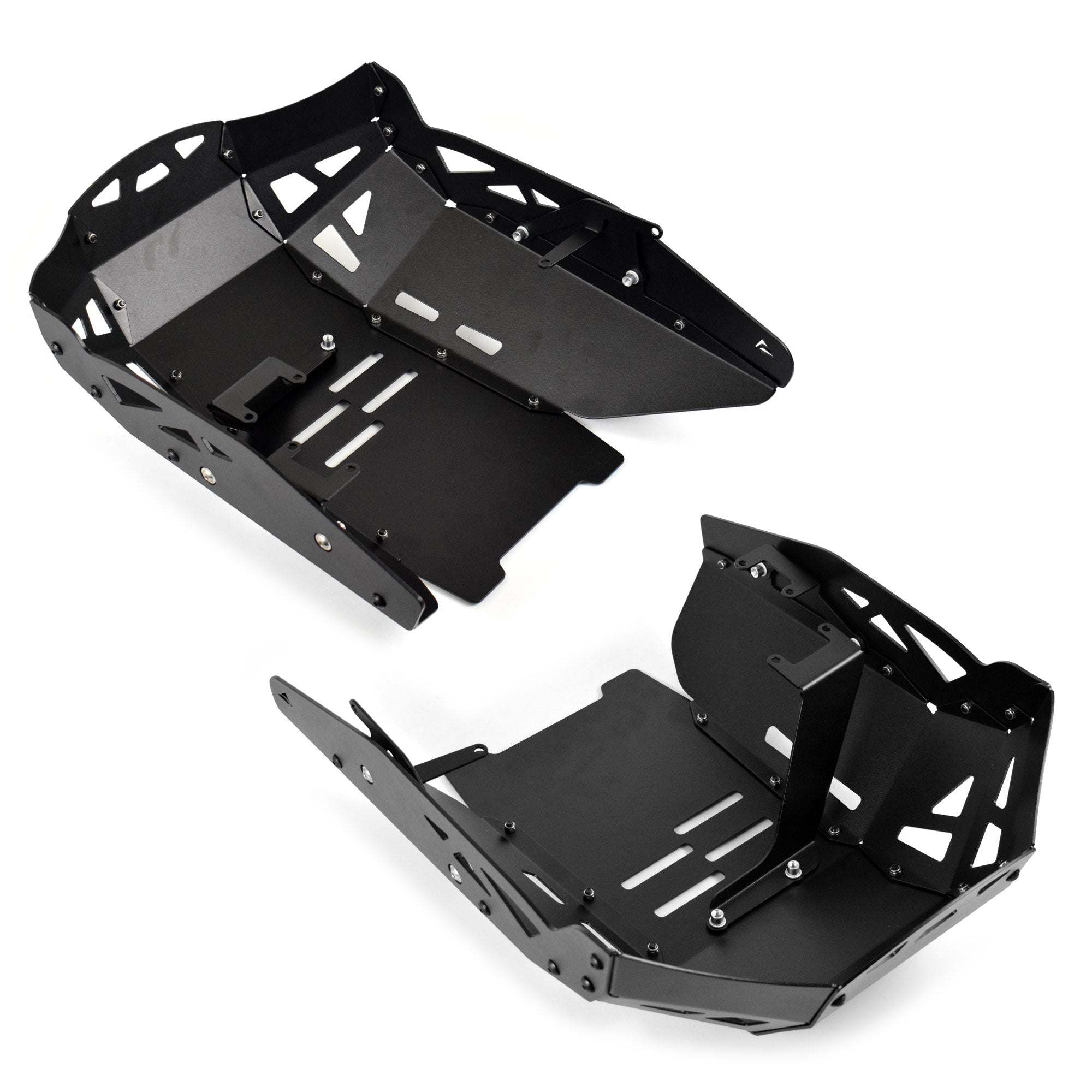 Pyramid Engine Plate | Matte Black | Yamaha Tracer 9 2021>Current-22156M-Engine Guards-Pyramid Motorcycle Accessories