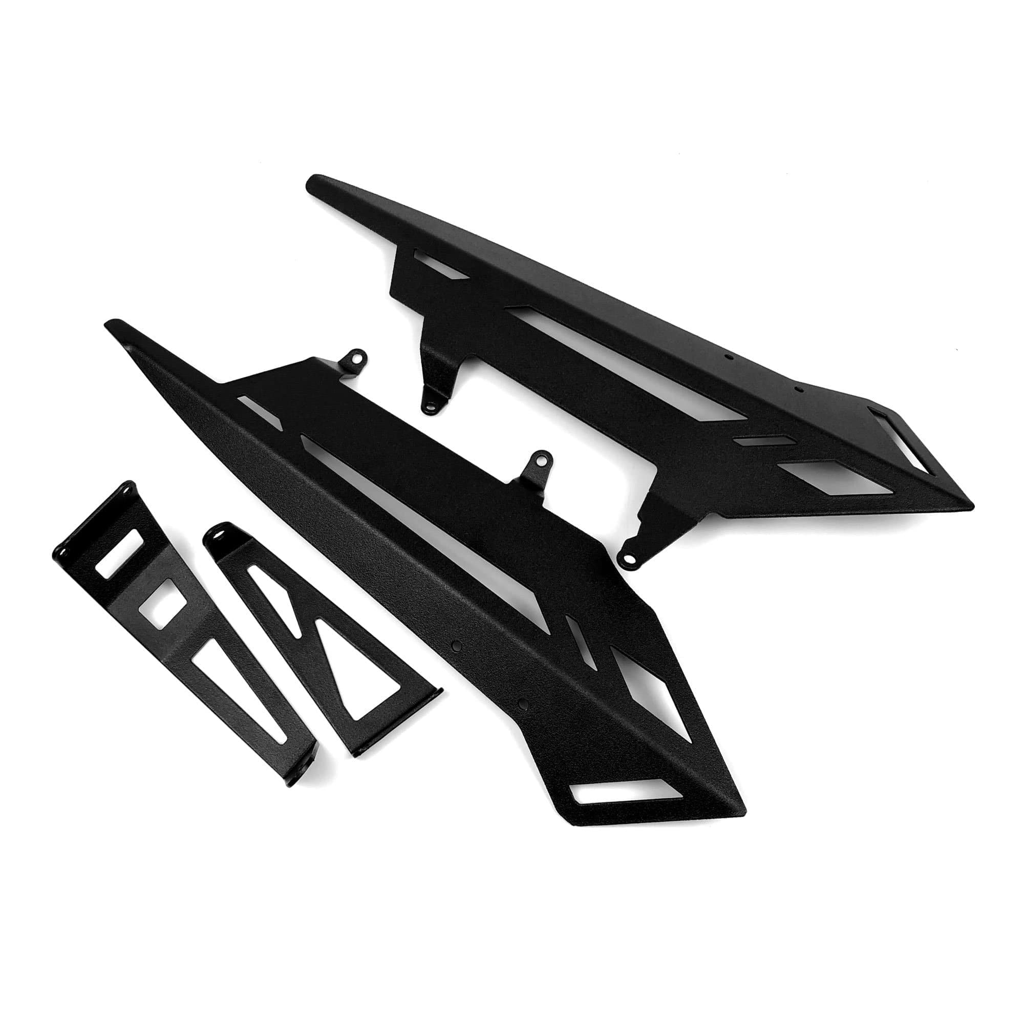 Pyramid Exhaust Cheeks | Matte Black | KTM 1290 Super Duke R 2020>Current-Belly Pans-Pyramid Motorcycle Accessories