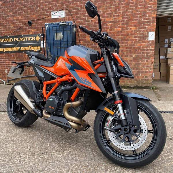 Pyramid Exhaust Cheeks | Matte Black | KTM 1290 Super Duke RR 2021>Current-Belly Pans-Pyramid Motorcycle Accessories