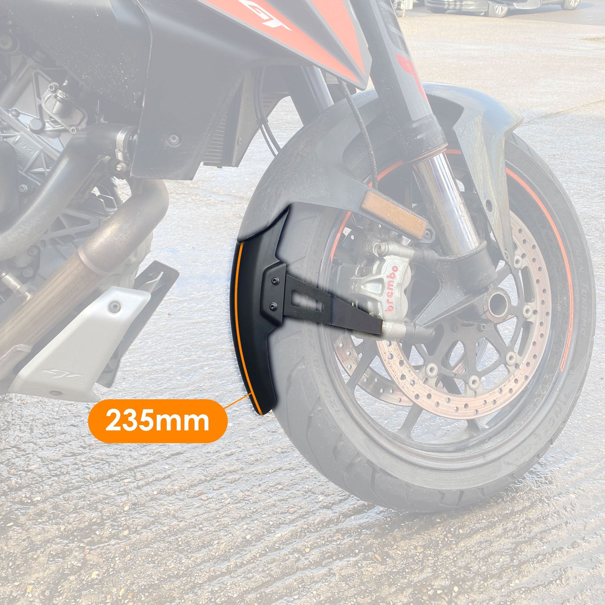 Pyramid Extenda Fenda EXTRA | Matte Black | KTM 1290 Super Duke GT 2016>Current -  Shop name