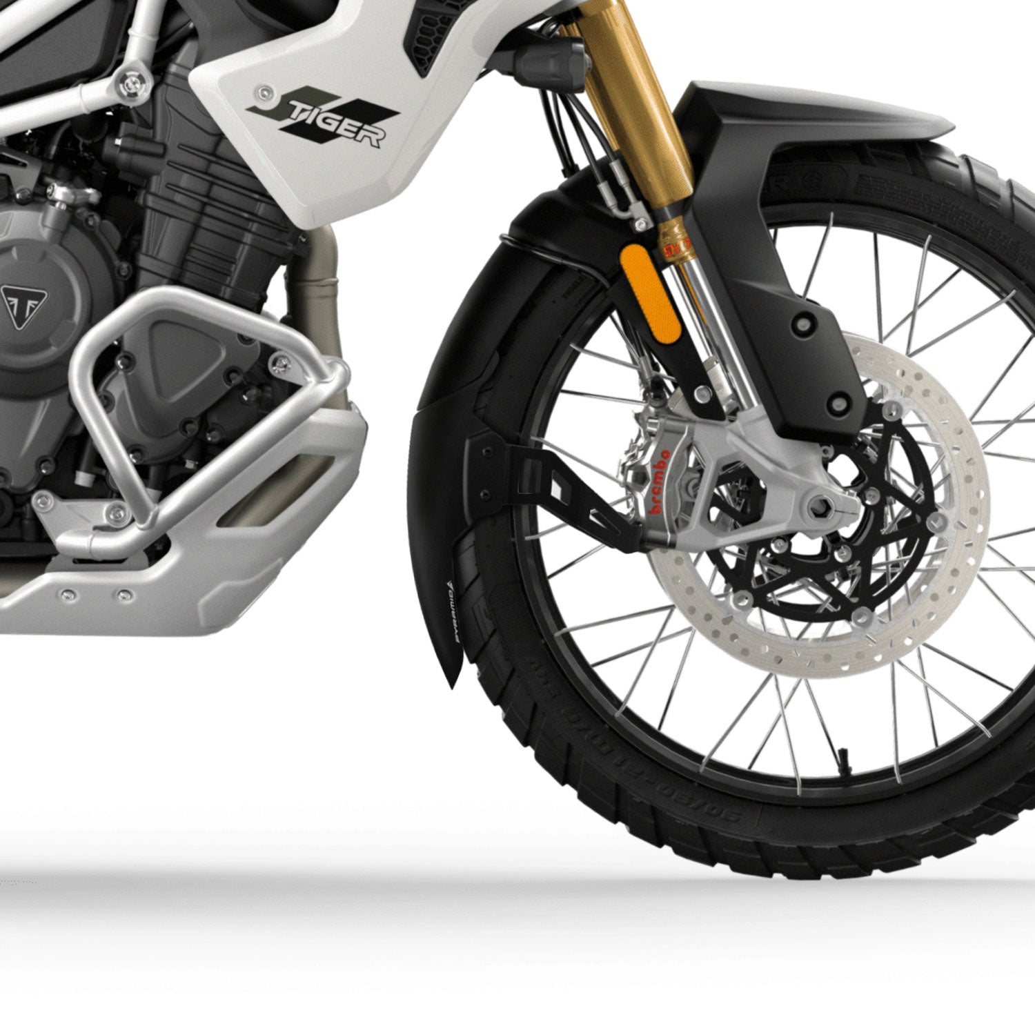 Pyramid Extenda Fenda EXTRA | Matte Black | Triumph Tiger 1200 Rally Pro 2022>Current -  Shop name