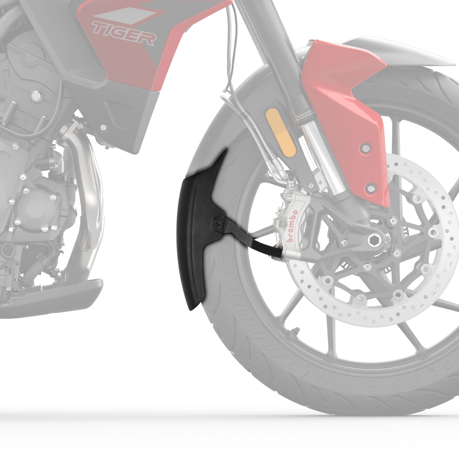 Pyramid Extenda Fenda EXTRA | Matte Black | Triumph Tiger 900 GT Low 2020>Current -   Pyramid Motorcycle Accessories