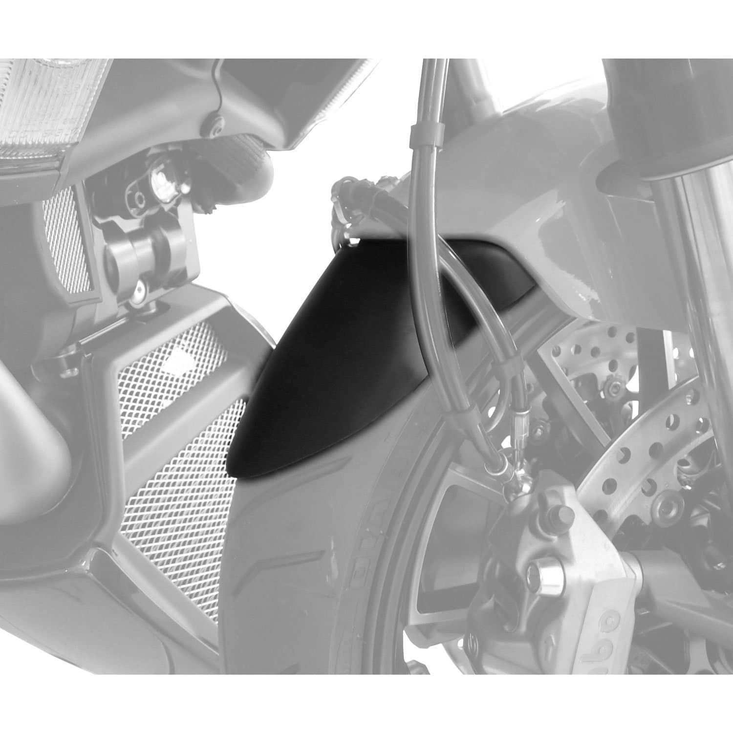 Pyramid Extenda Fenda | Matte Black | Ducati Diavel 2011>2015-05503-Extenda Fendas-Pyramid Motorcycle Accessories