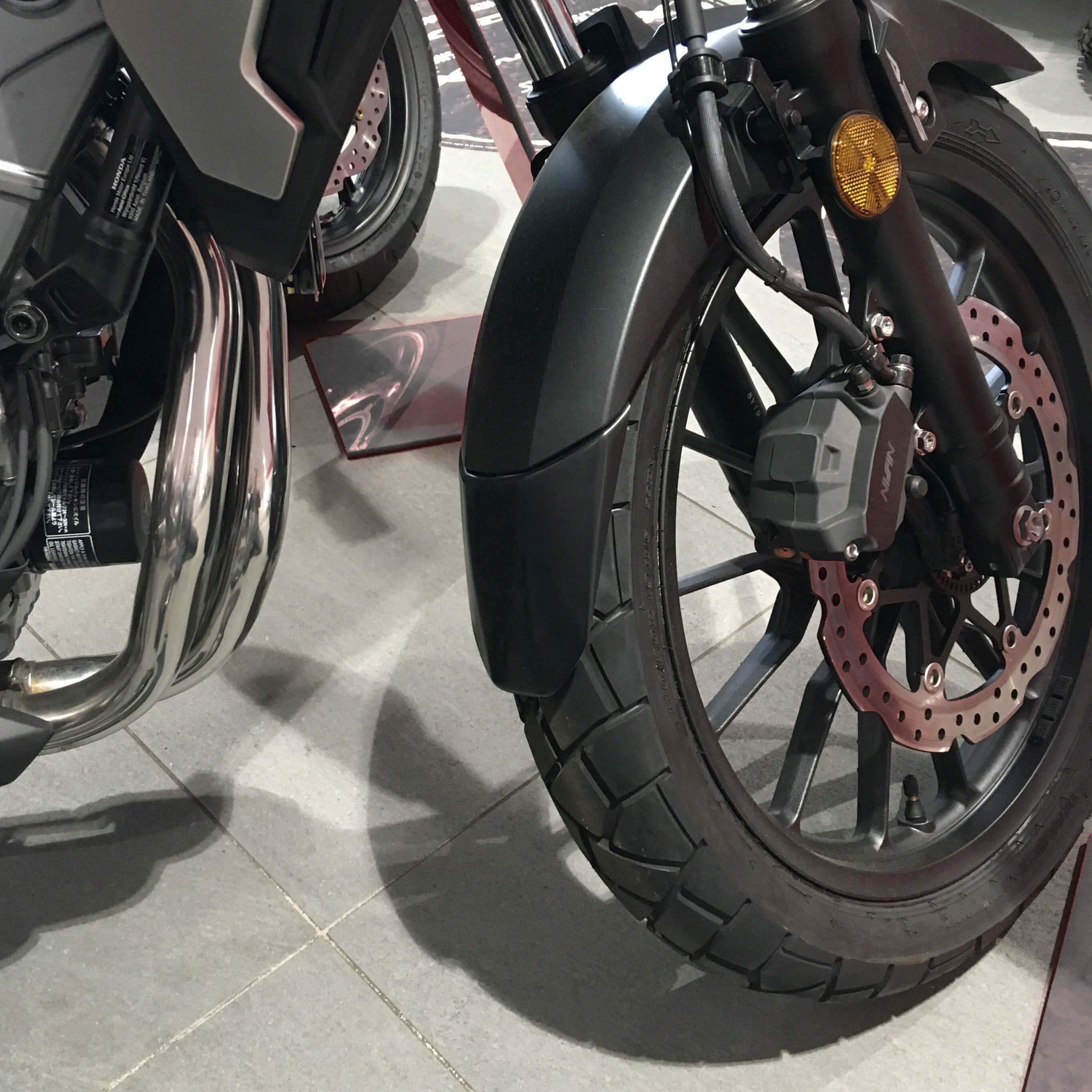 Pyramid Extenda Fenda | Matte Black | Honda CB 500 X 2019>2021 -   Pyramid Motorcycle Accessories