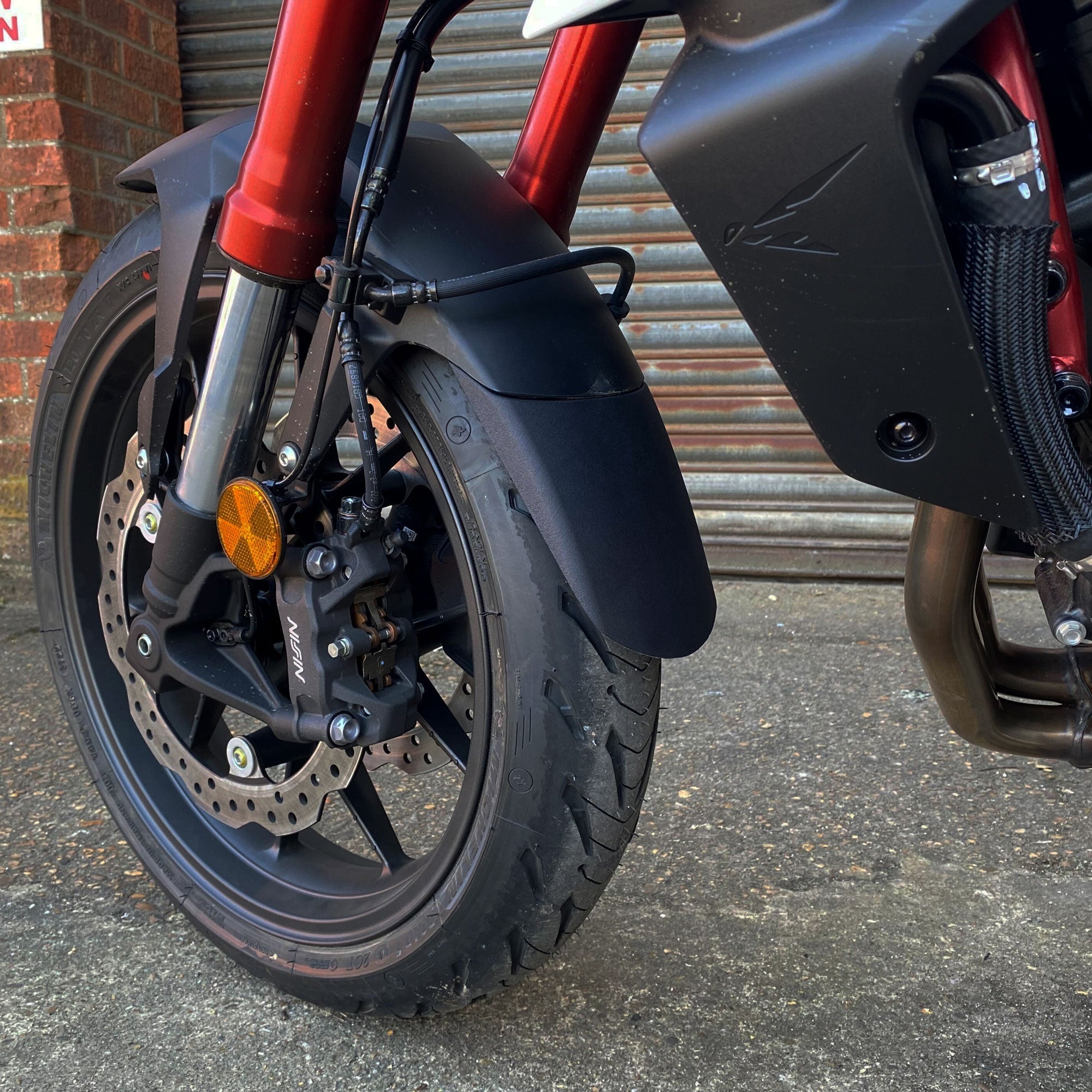 Pyramid Extenda Fenda | Matte Black | Honda CB750 Hornet 2023>Current -   Pyramid Motorcycle Accessories