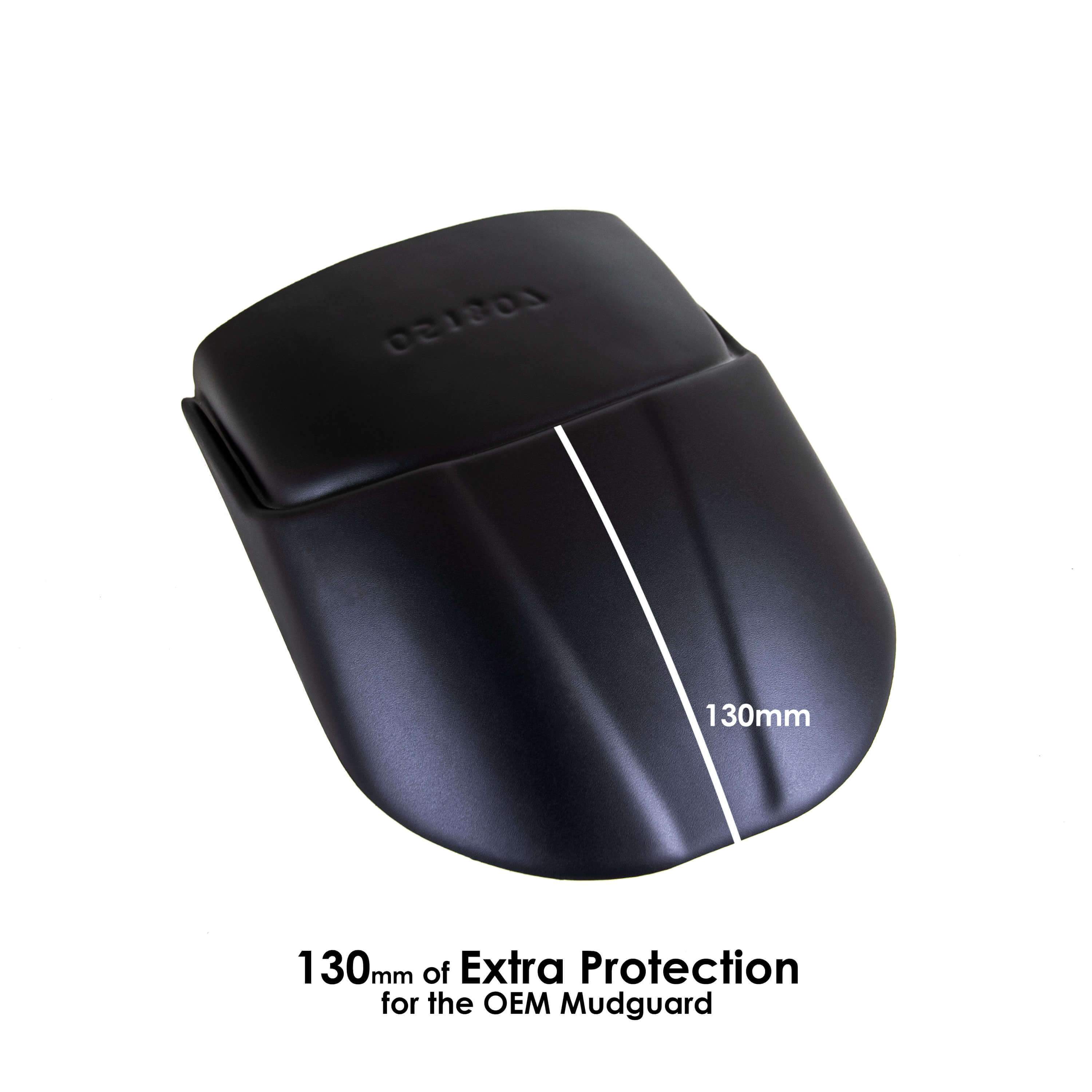 Pyramid Extenda Fenda | Matte Black | Honda NC 700 D Integra 2012>2013-Extenda Fendas-Pyramid Motorcycle Accessories