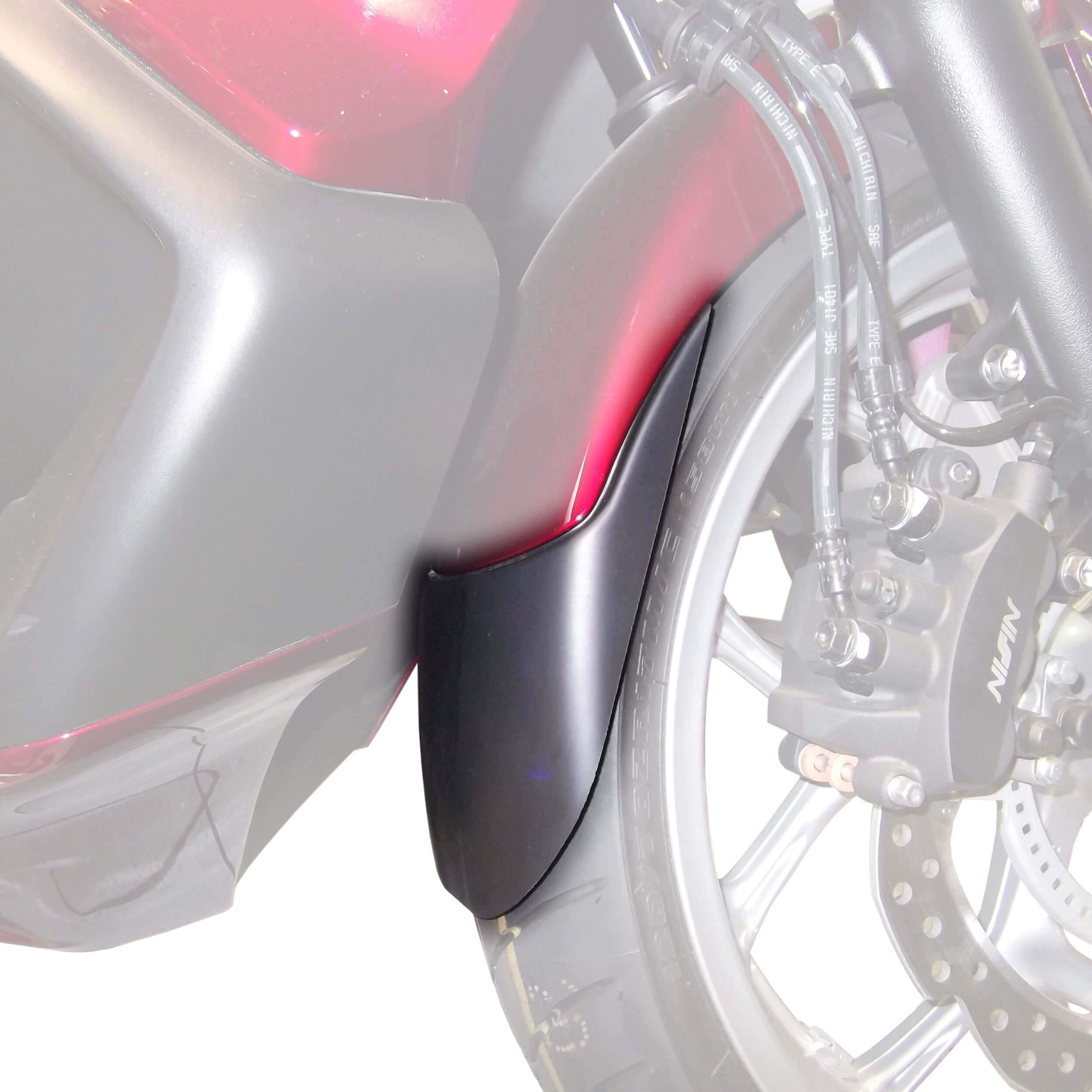 Pyramid Extenda Fenda | Matte Black | Honda NC 700 D Integra 2012>2013-Extenda Fendas-Pyramid Motorcycle Accessories