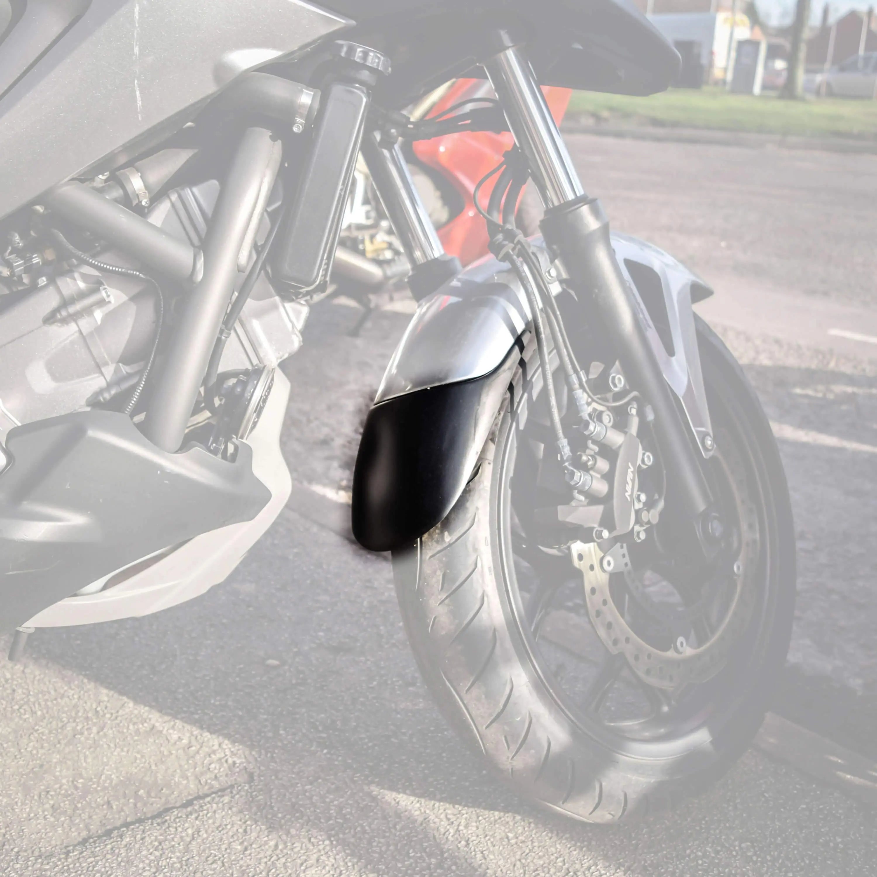Pyramid Extenda Fenda | Matte Black | Honda NC 700 S 2012>2014 -  Shop name