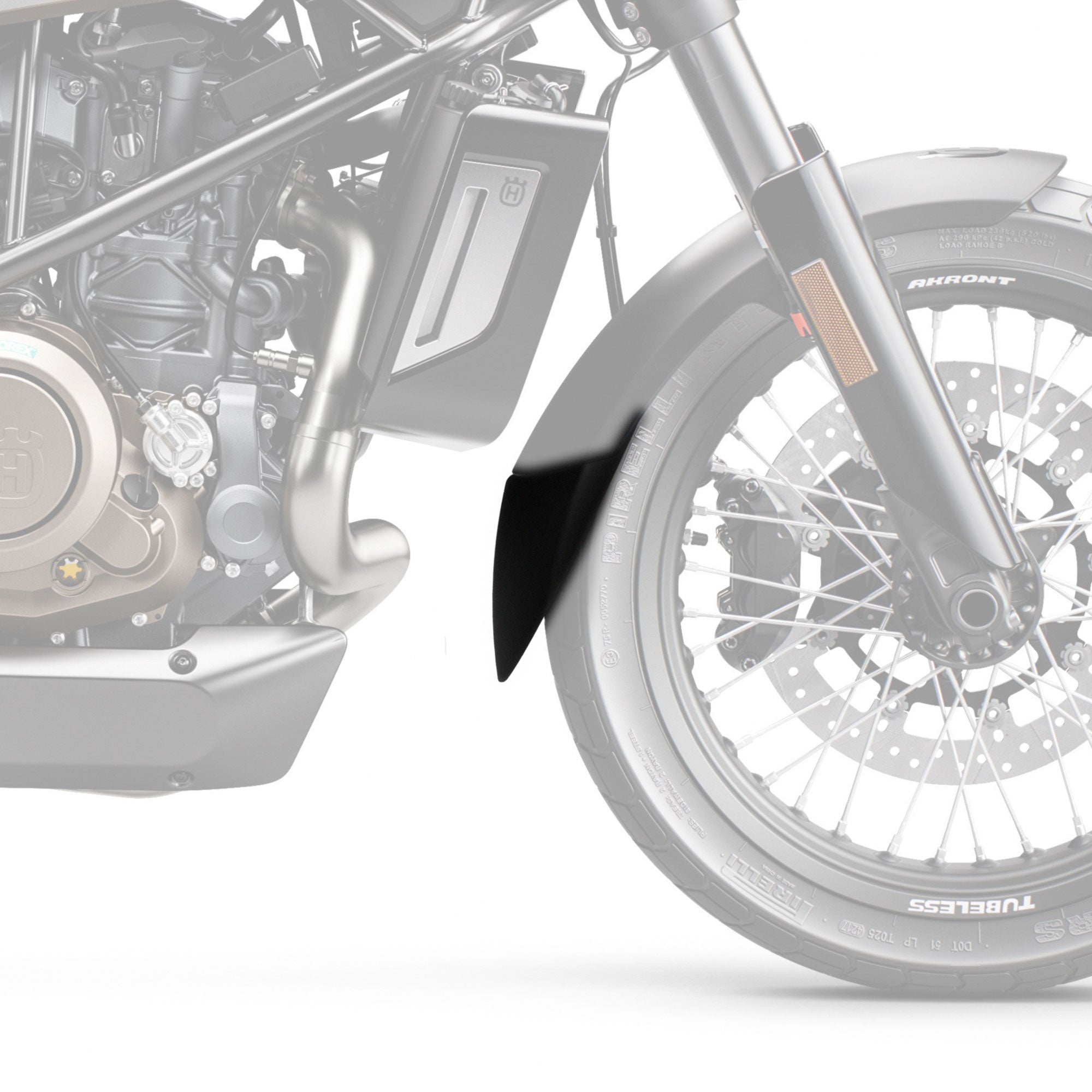 Pyramid Extenda Fenda | Matte Black | Husqvarna Svartpilen 701 2019>Current -  Shop name