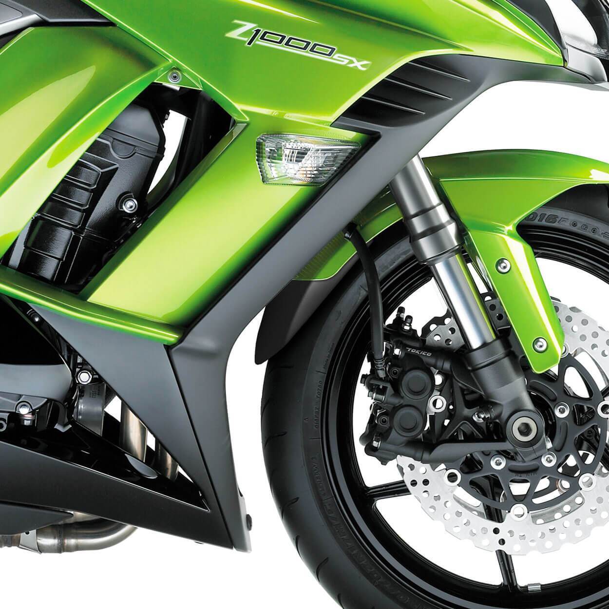 Pyramid Extenda Fenda | Matte Black | Kawasaki Z 800 E 2013>2016-Extenda Fendas-Pyramid Motorcycle Accessories