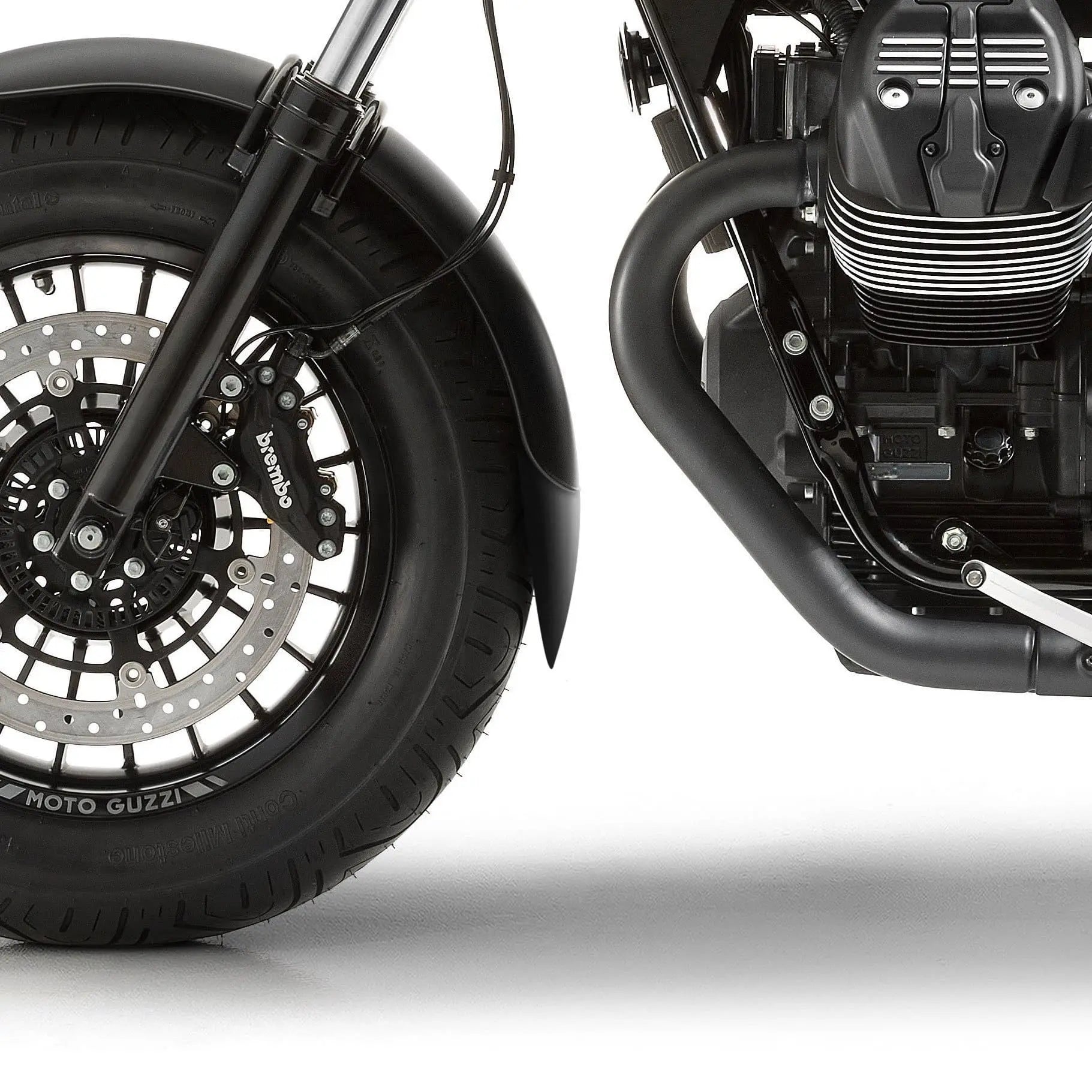 Pyramid Extenda Fenda | Matte Black | Moto Guzzi V9 Roamer 2016>Current -  Shop name