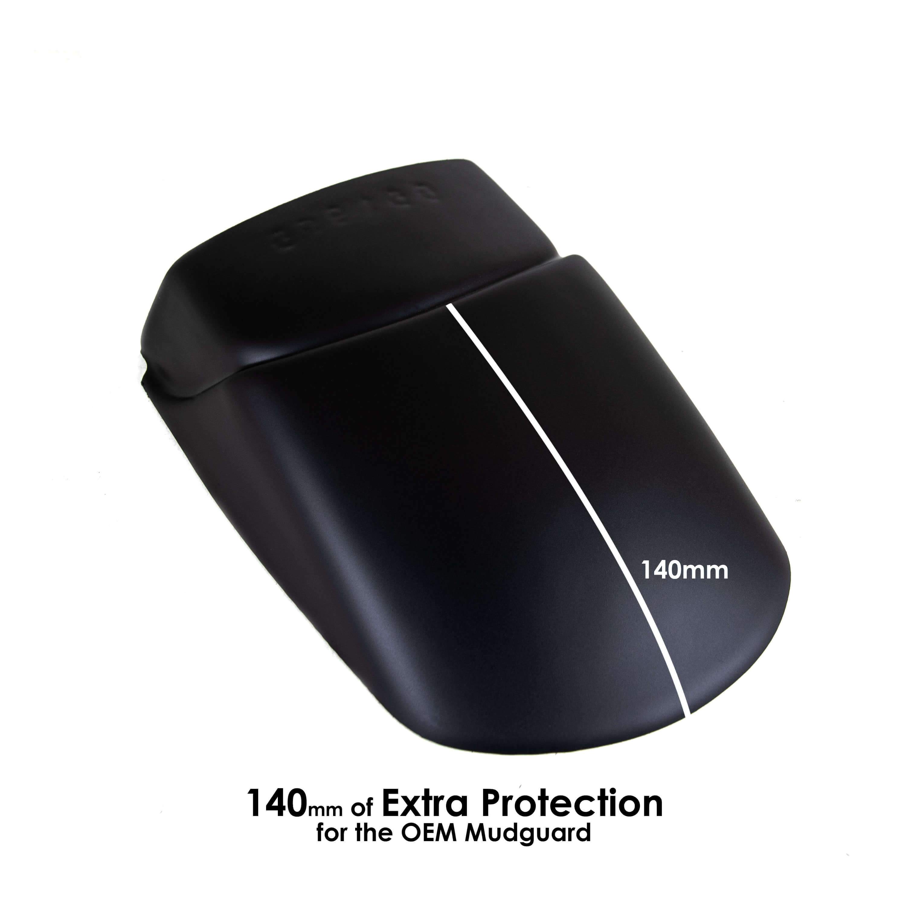 Pyramid Extenda Fenda | Matte Black | Triumph Speed Triple 1050 2006>2010-Extenda Fendas-Pyramid Motorcycle Accessories