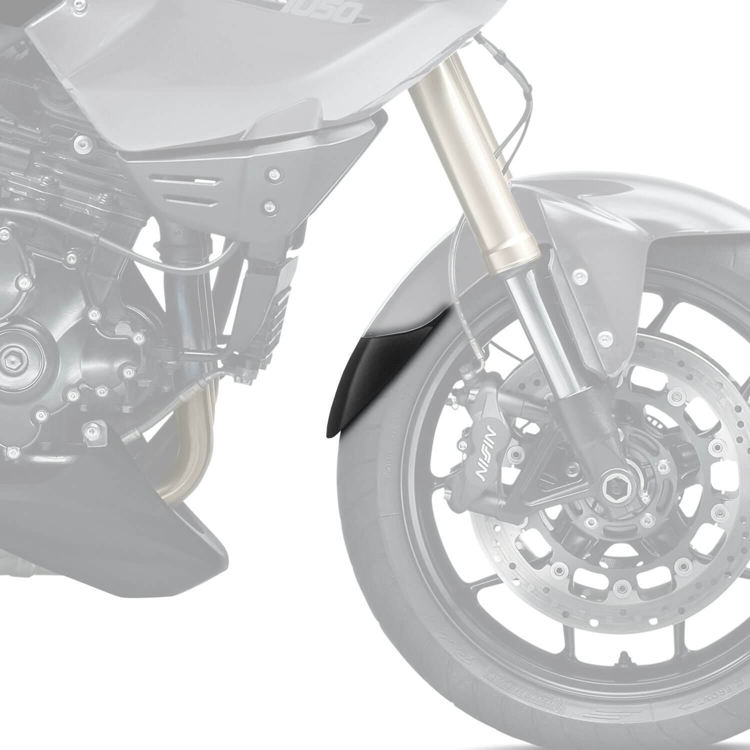 Pyramid Extenda Fenda | Matte Black | Triumph Speed Triple 1050 2006>2010-Extenda Fendas-Pyramid Motorcycle Accessories