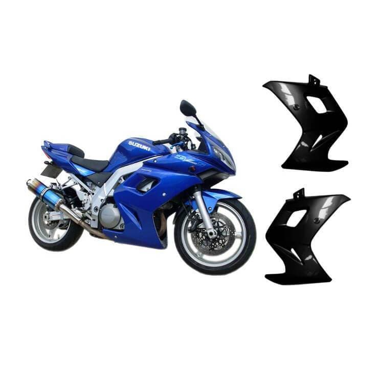 Pyramid Fairing Lowers | Unpainted | Suzuki SV 1000 S 2003>2009-20675U-Fairing Lowers-Pyramid Motorcycle Accessories