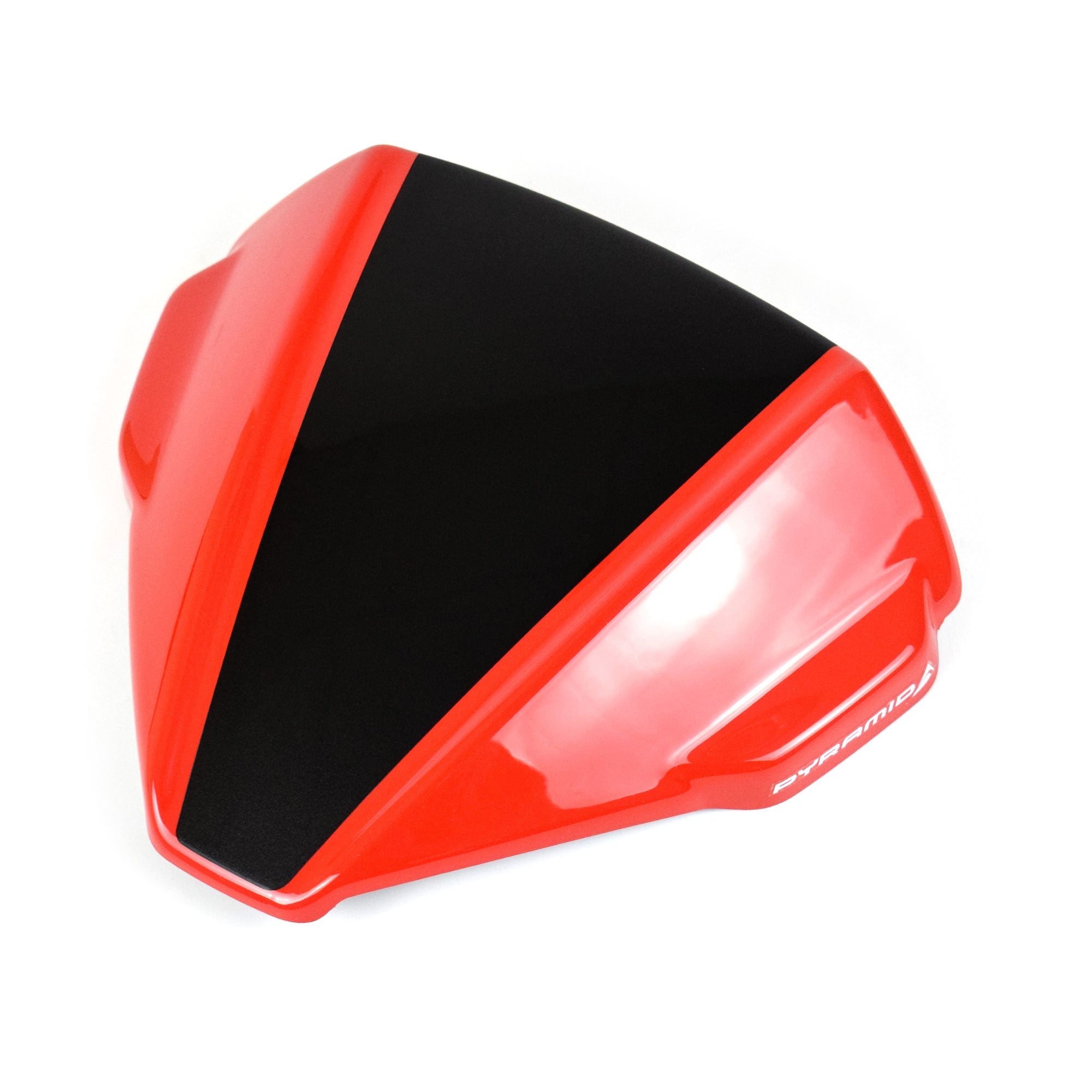 Pyramid Fly Screen | Gayety Red & Gloss Black | Honda MSX 125 2021>Current-21280R-Screens-Pyramid Motorcycle Accessories