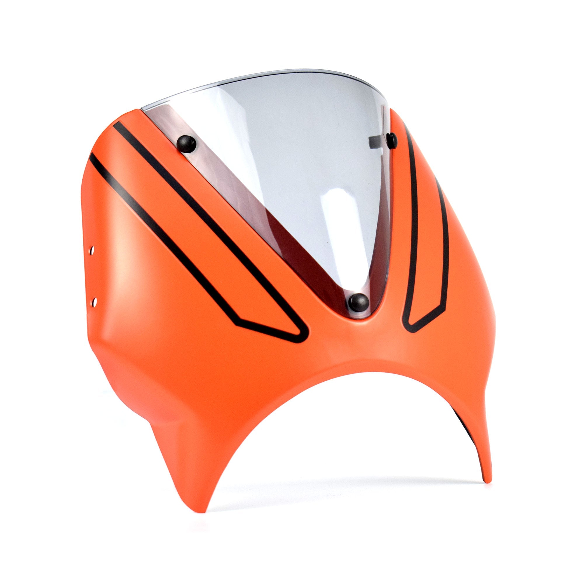 Pyramid Fly Screen | Matt Baja Orange | Triumph Trident 660 2022>Current-26660P-Screens-Pyramid Motorcycle Accessories