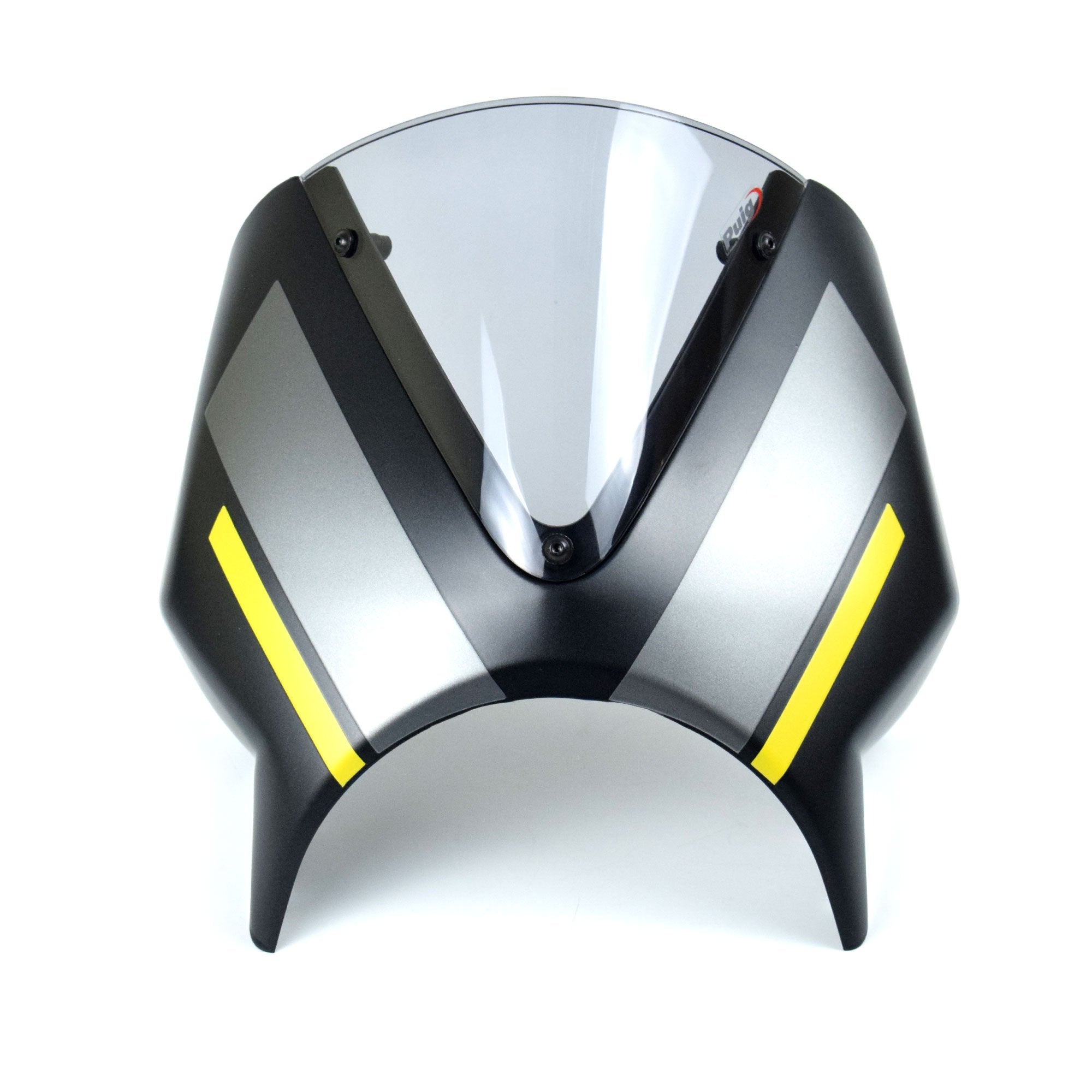 Pyramid Fly Screen | Matt Storm Grey scheme | Triumph Speed Twin 1200 2019>2024-Screens-Pyramid Motorcycle Accessories
