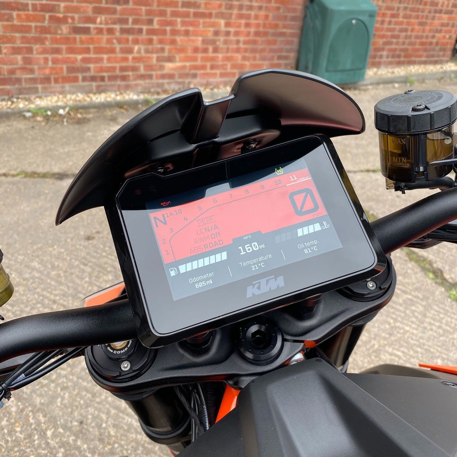 パーツ KTM 1290 SUPER DUKE R 3.0 FLY SCREEN Evotech-KTM-1290-Super-Duke-R-