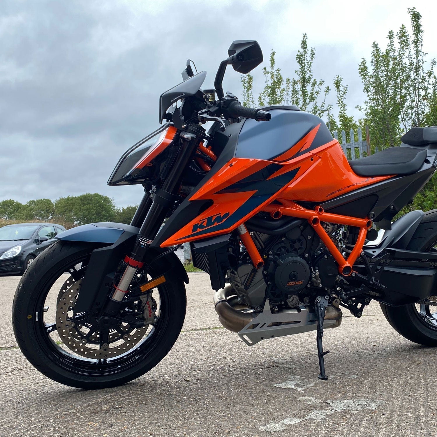 Pyramid Fly Screen | Matte Black | KTM 1290 Super Duke R Evo 2022>Current -  Shop name