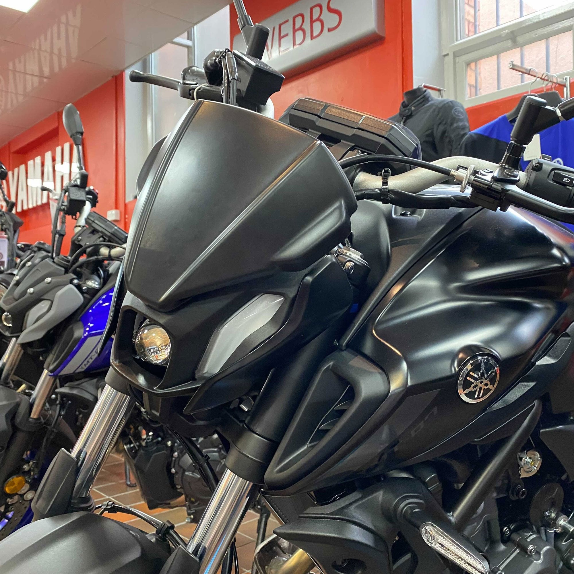 Pyramid Fly Screen | Matte Black | Yamaha MT-07 2021>2024 -   Pyramid Motorcycle Accessories