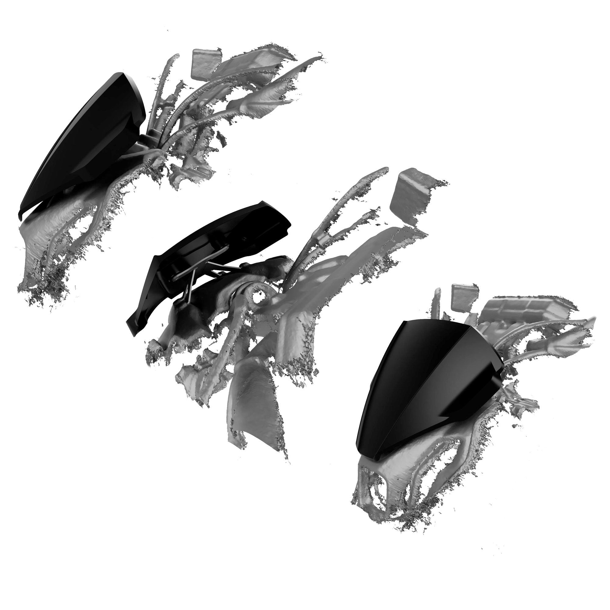 Pyramid Fly Screen | Matte Black | Yamaha MT-07 2021>2024 -   Pyramid Motorcycle Accessories