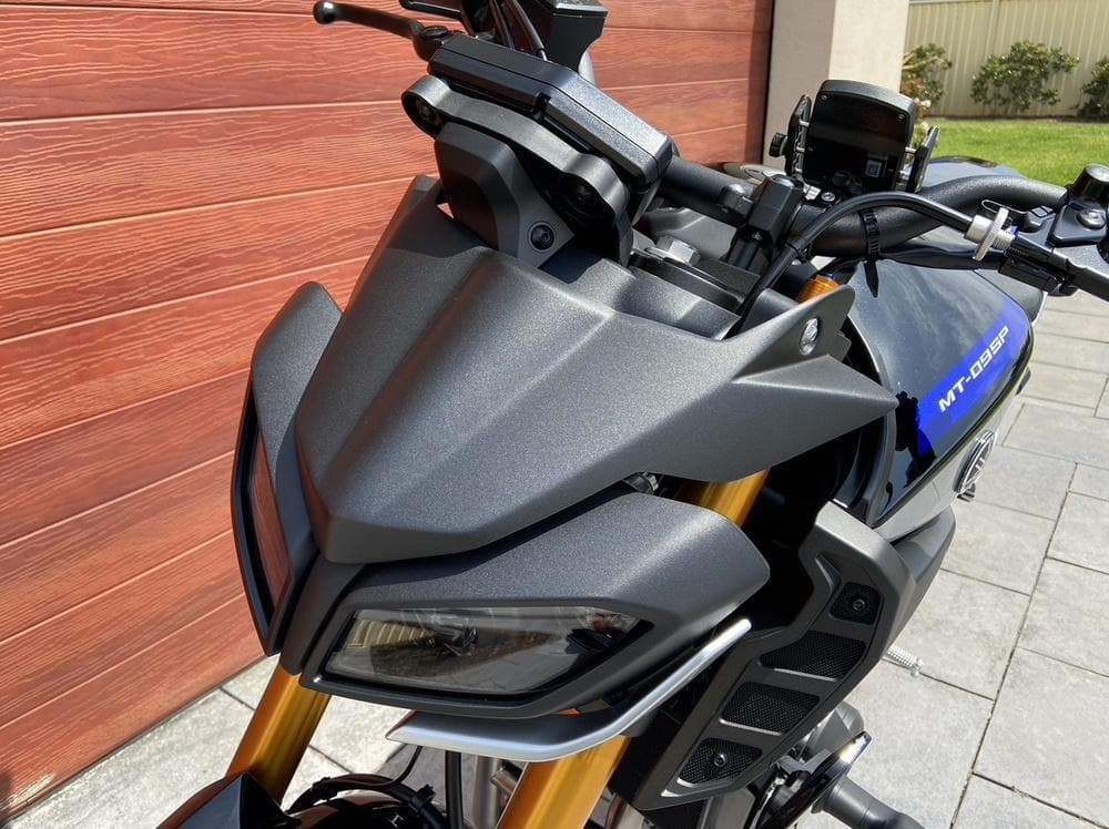 Pyramid Fly Screen | Matte Black | Yamaha MT-09 SP 2018>2020-22142M-Screens-Pyramid Motorcycle Accessories