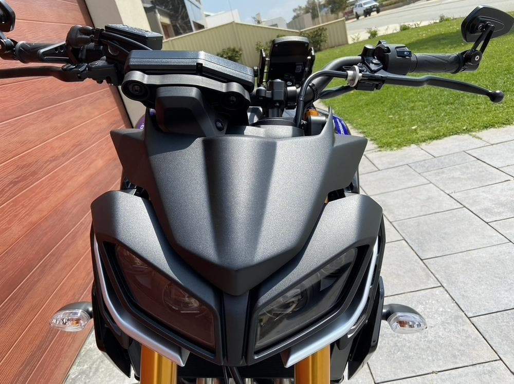 Pyramid Fly Screen | Matte Black | Yamaha MT-09 SP 2018>2020-22142M-Screens-Pyramid Motorcycle Accessories