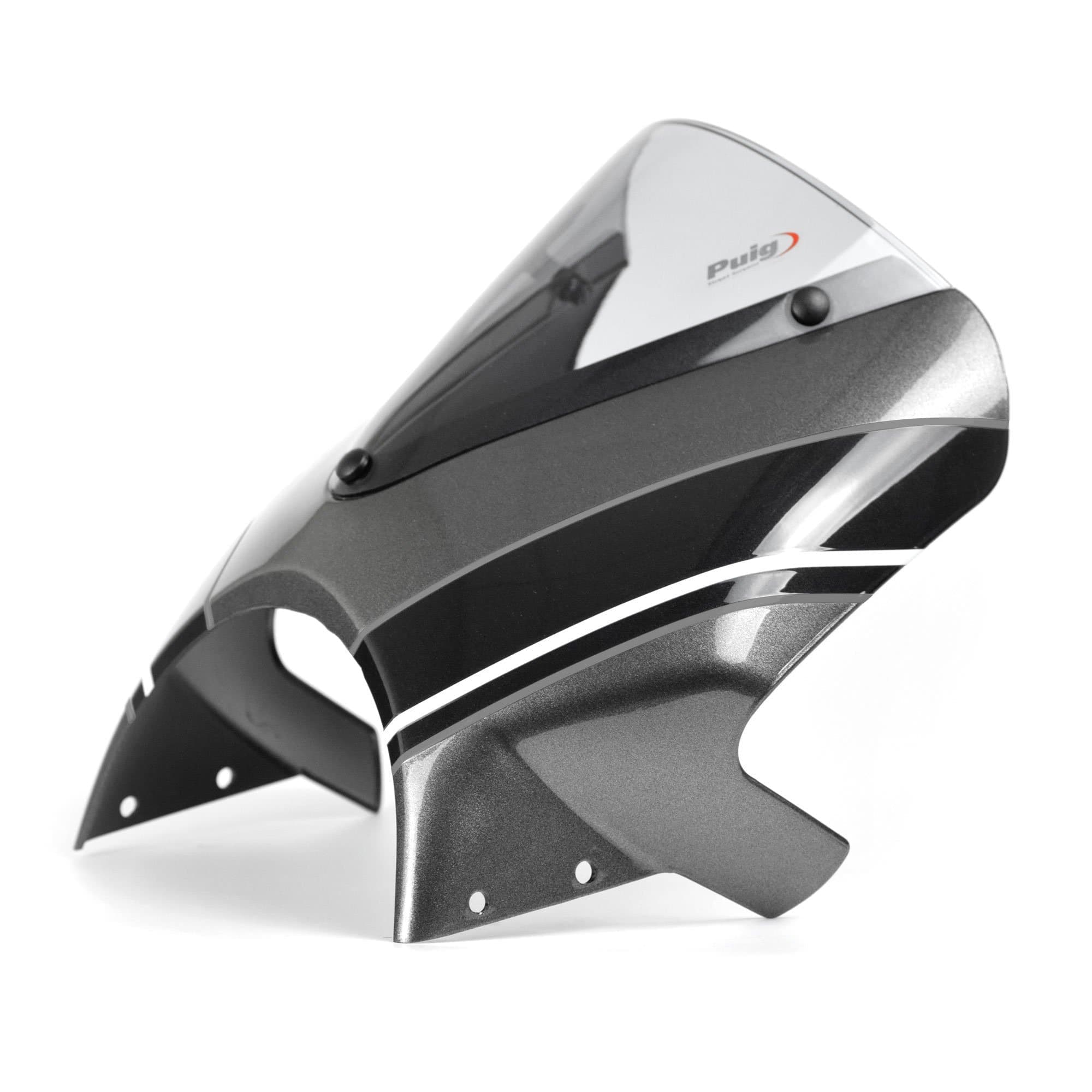 Pyramid Fly Screen | Silver Ice & Storm Grey | Triumph Speed Twin 1200 2019>2024-Screens-Pyramid Motorcycle Accessories