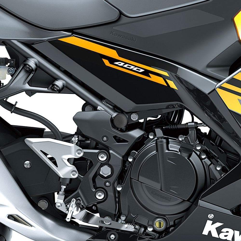 Pyramid Frame End Caps | Matte Black | Kawasaki Z 400 2019>Current-089303-Frame End Caps-Pyramid Motorcycle Accessories