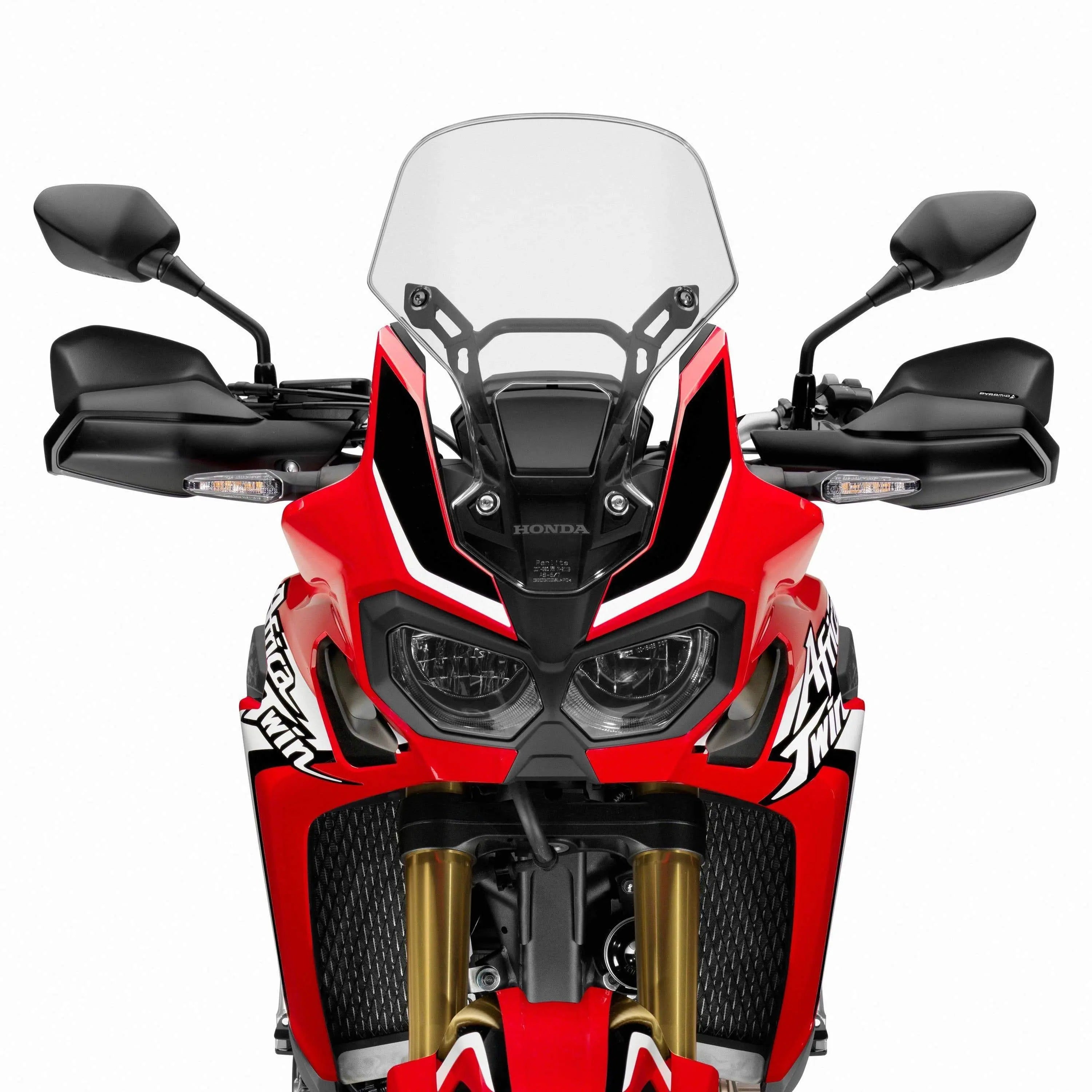 Pyramid Handguard Extensions | Matte Black | Honda CRF 1000 L Africa Twin Adventure Sports 2018>2019 -  Shop name