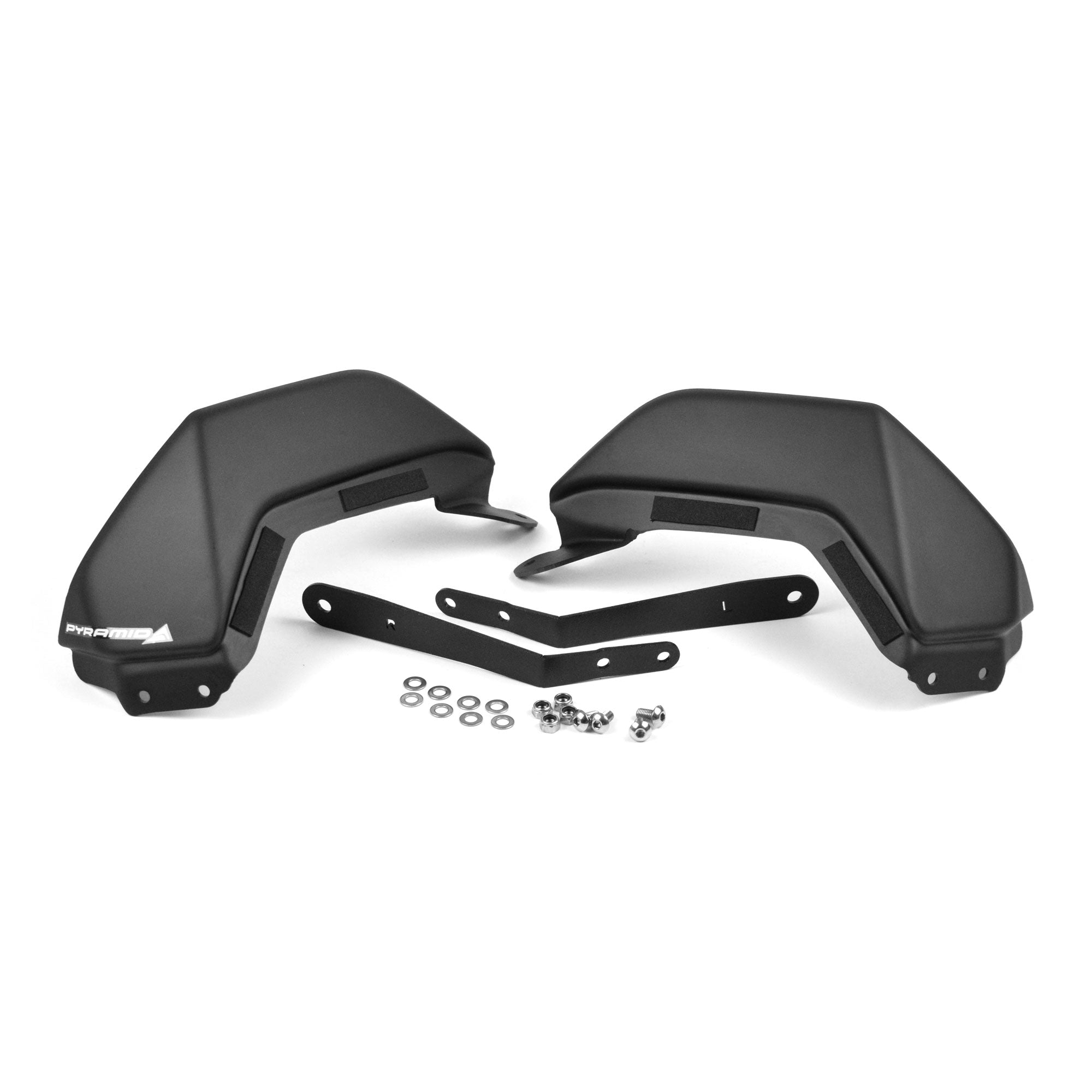 Pyramid Handguard Extensions | Matte Black | Triumph Tiger 1200 Rally Pro 2022>Current -  Shop name