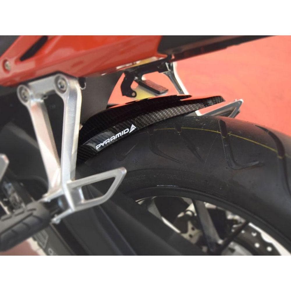 Pyramid Hugger | Carbon | Honda CB 500 F 2013>2018-071910A-Huggers-Pyramid Motorcycle Accessories