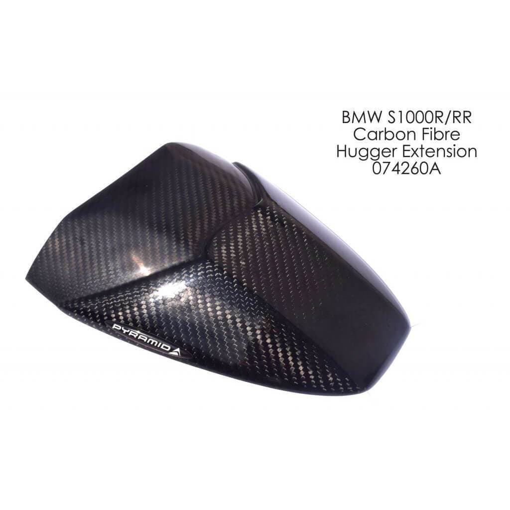 Pyramid Hugger Extension | Carbon | BMW S1000 R 2009>2020-074260A-Hugger Extensions-Pyramid Plastics