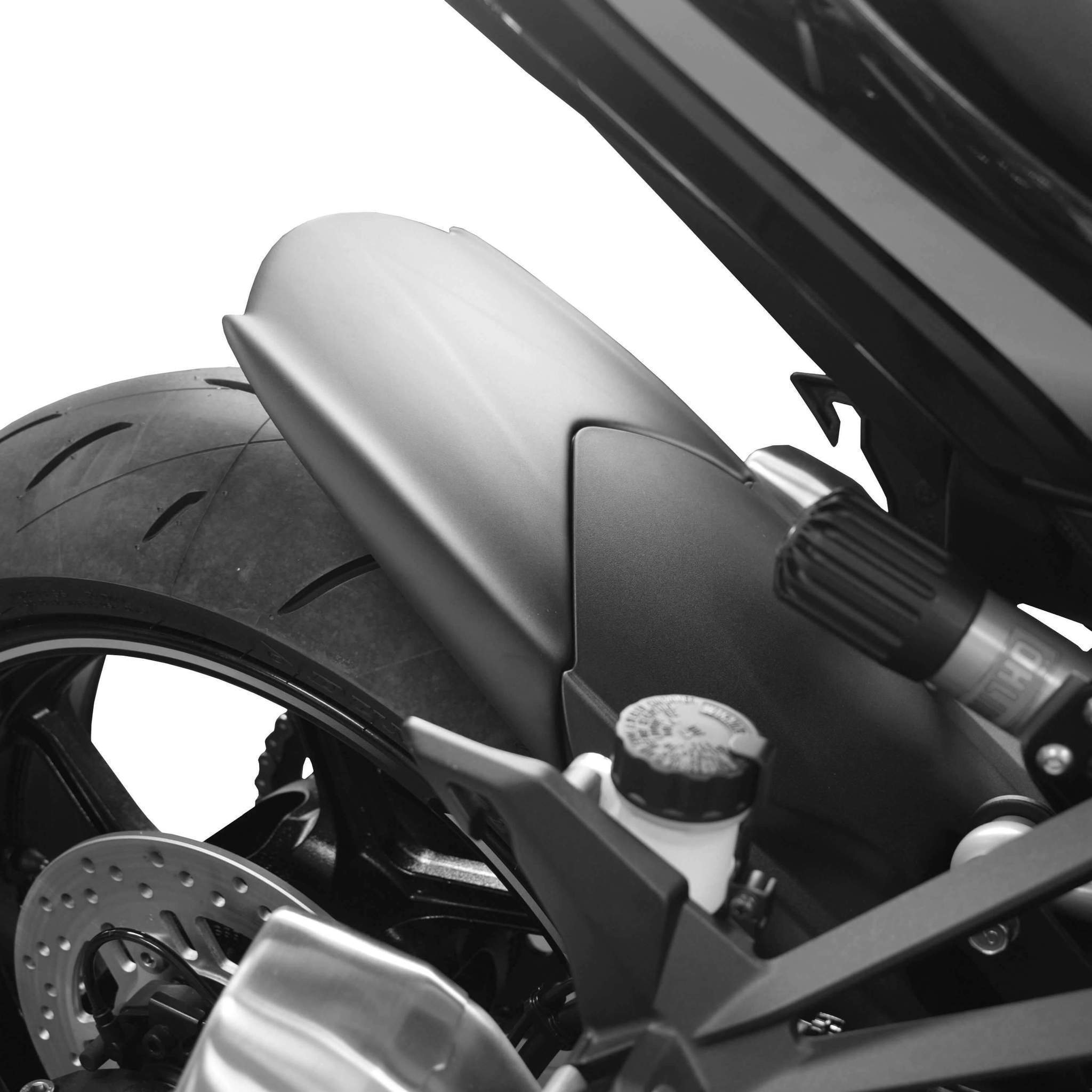 Pyramid Hugger Extension | Matte Black | Kawasaki Ninja 1000 SX 2020>Current-073531-Hugger Extensions-Pyramid Motorcycle Accessories