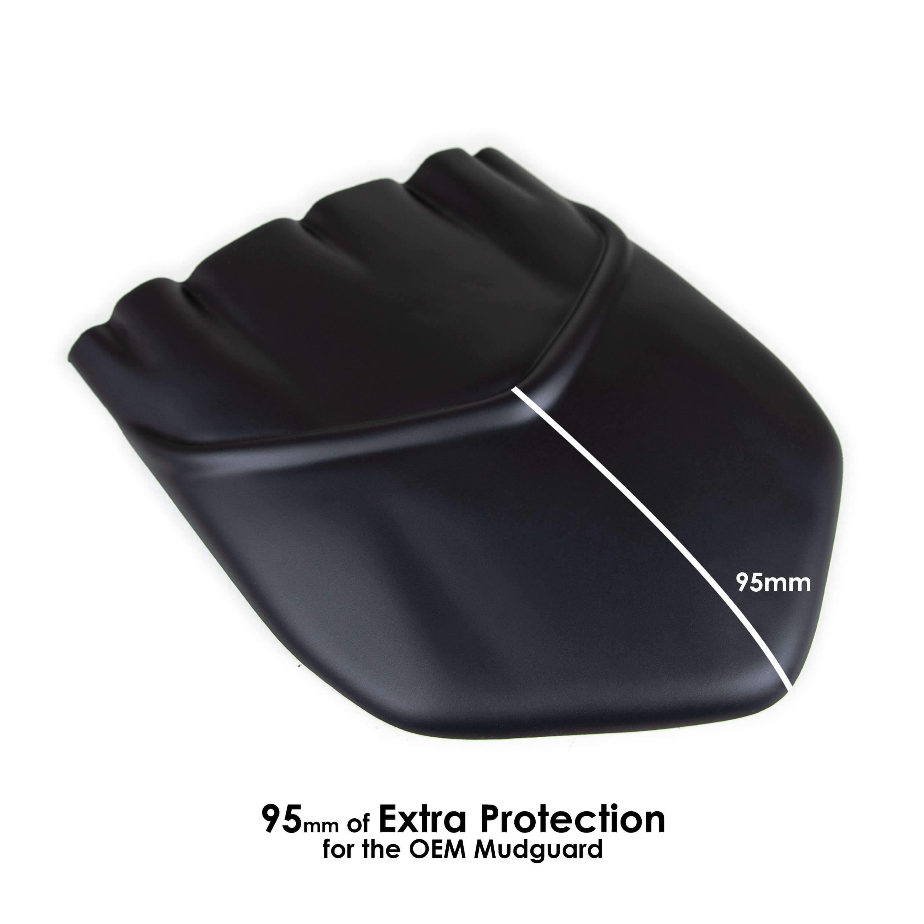 Pyramid Hugger Extension | Matte Black | Suzuki GSX-S 1000 FA 2015>Current-070402-Hugger Extensions-Pyramid Motorcycle Accessories