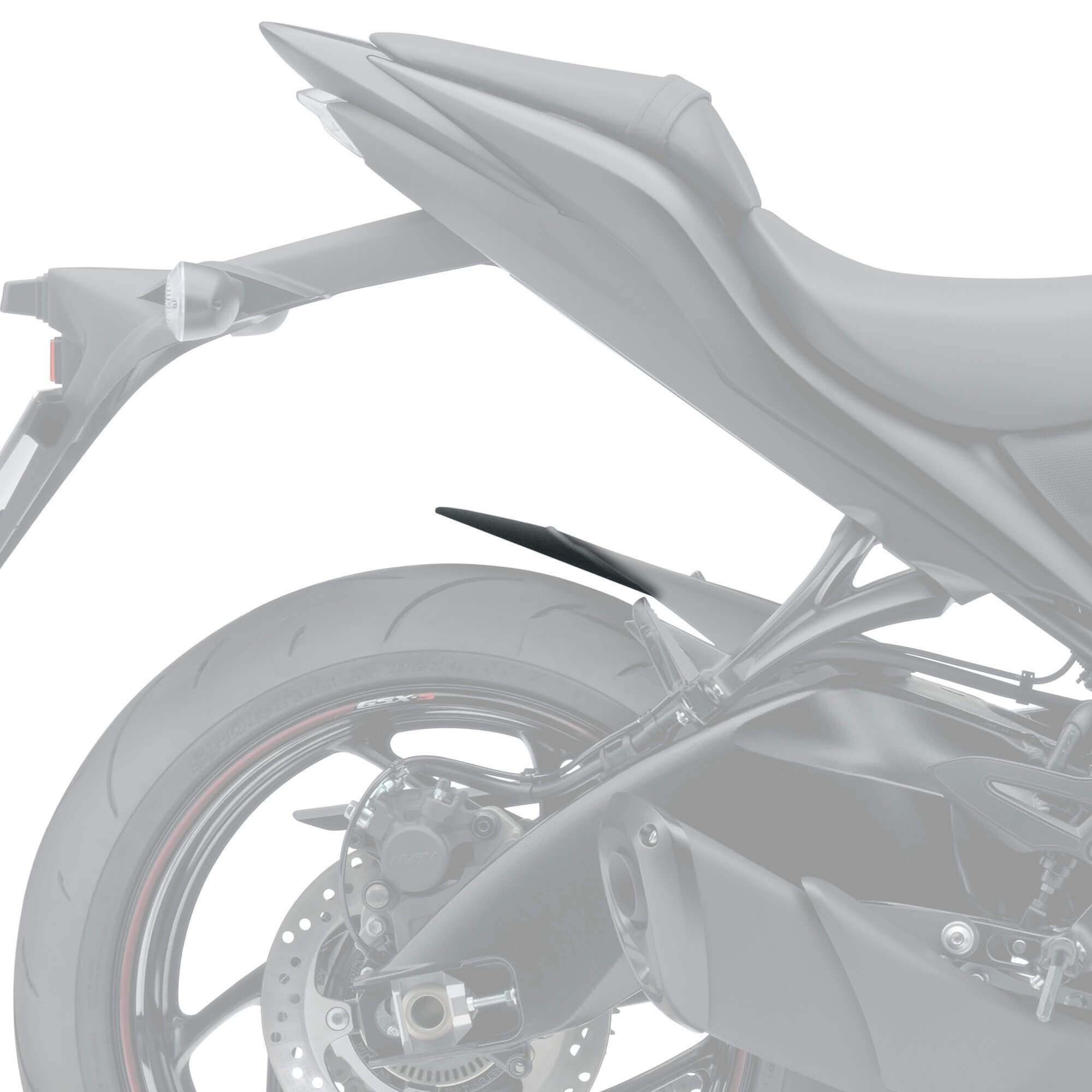 Pyramid Hugger Extension | Matte Black | Suzuki GSX-S 1000 GT 2022>Current-070402-Hugger Extensions-Pyramid Motorcycle Accessories