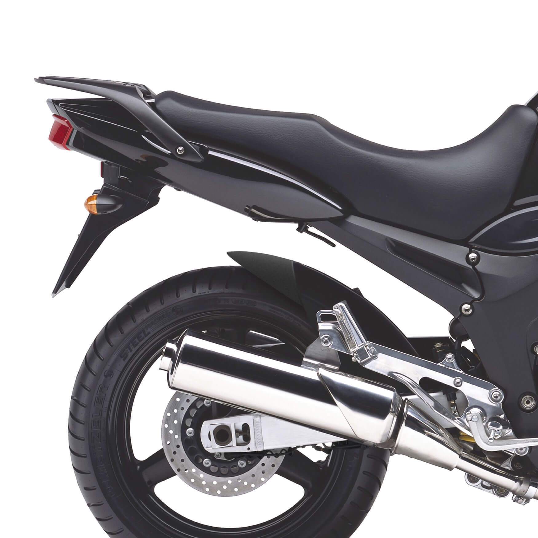 Pyramid Hugger Extension | Matte Black | Yamaha TDM 900 2002>2011-07206-Hugger Extensions-Pyramid Motorcycle Accessories