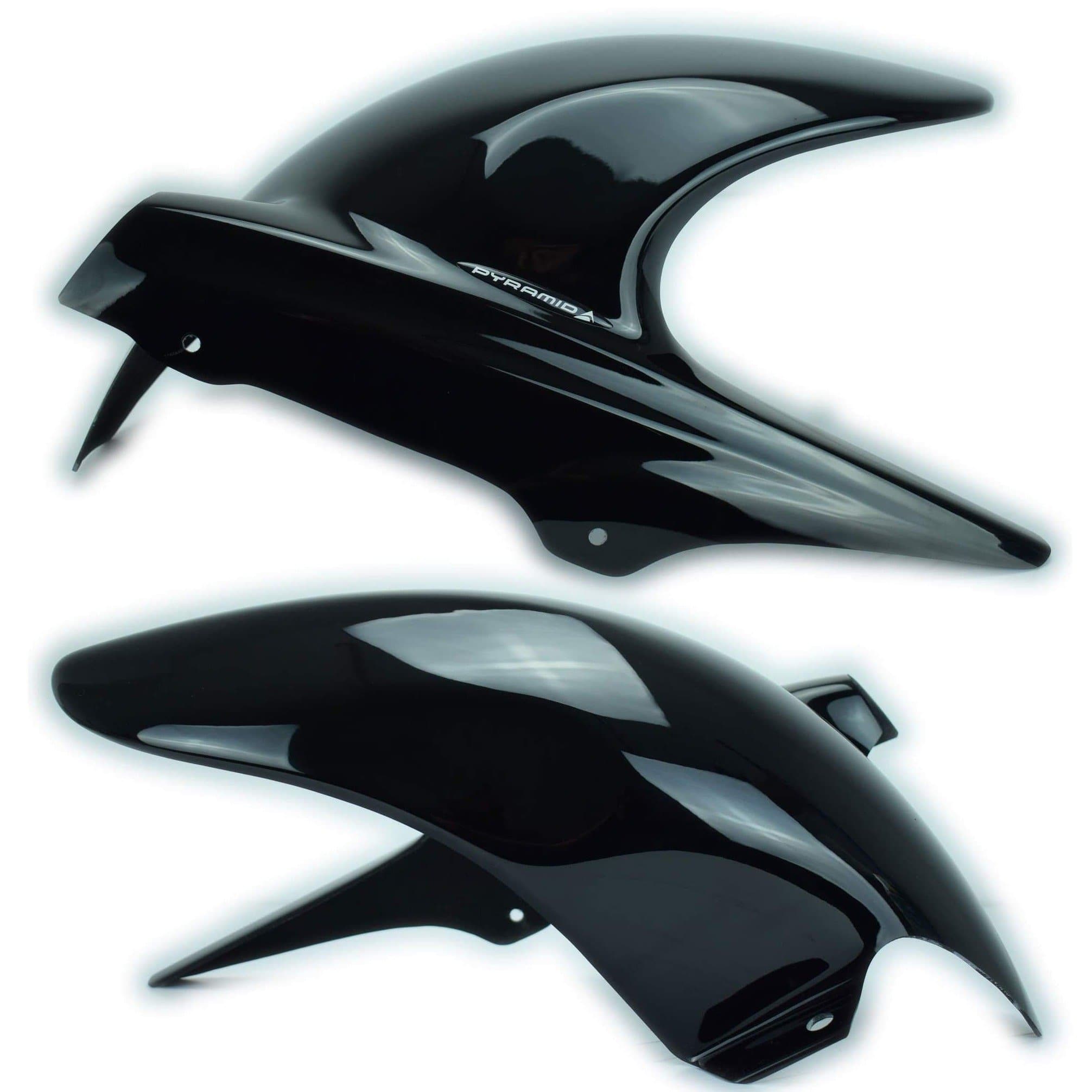 Pyramid Hugger | Gloss Black | Suzuki GSF 650 Bandit 2007>2014-Huggers-Pyramid Motorcycle Accessories