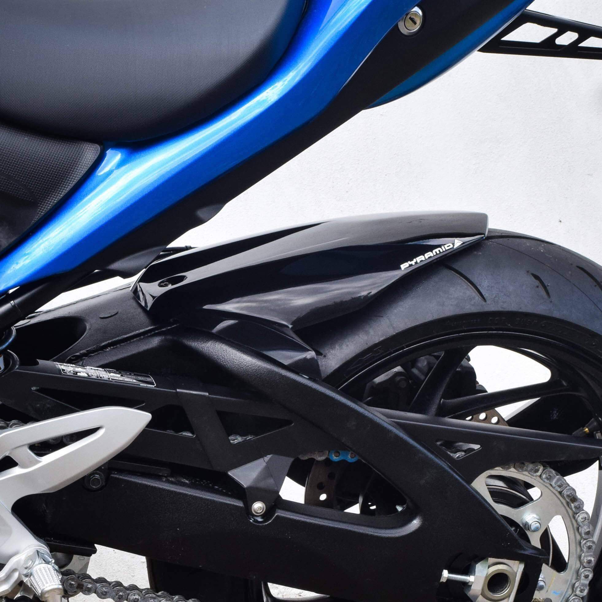 Pyramid Hugger | Gloss Black | Suzuki GSX-S 1000 2015>Current-070403B-Huggers-Pyramid Motorcycle Accessories