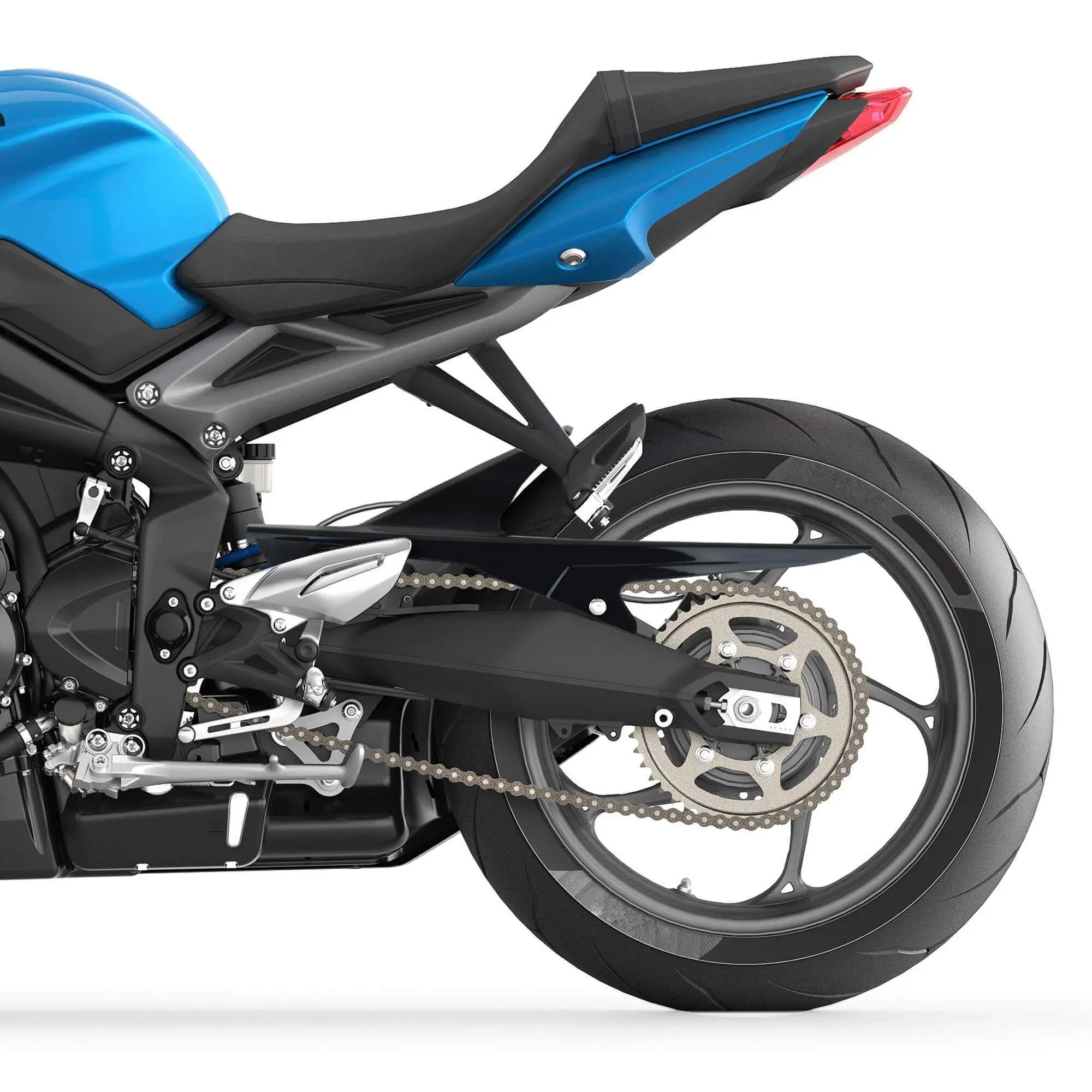 Pyramid Hugger | Gloss Black | Triumph Street Triple 675 2013>2017 -  Shop name