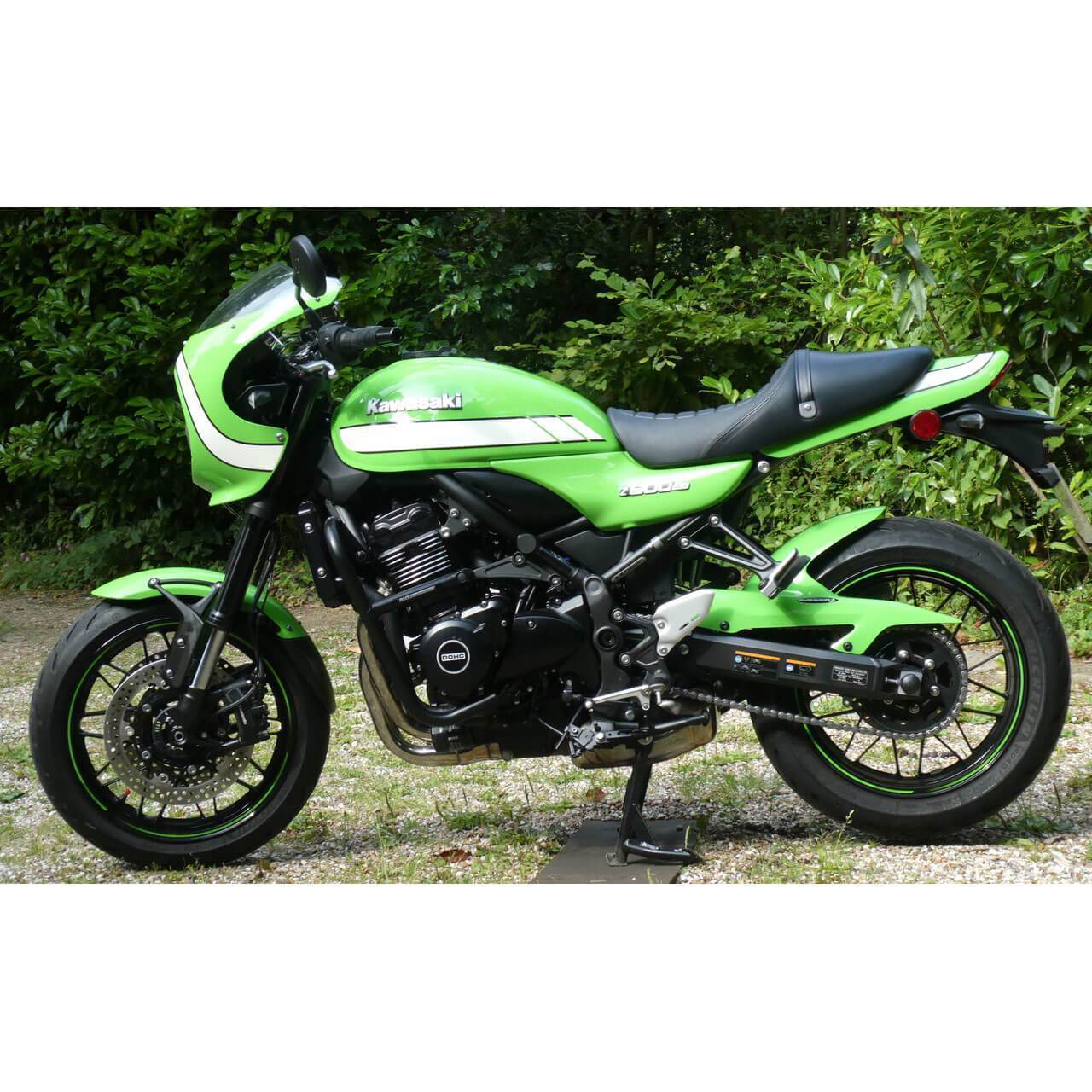 Pyramid Hugger | Gloss Green (Vintage Lime Green) | Kawasaki Z 900 RS 2017>Current-073880D-Huggers-Pyramid Motorcycle Accessories