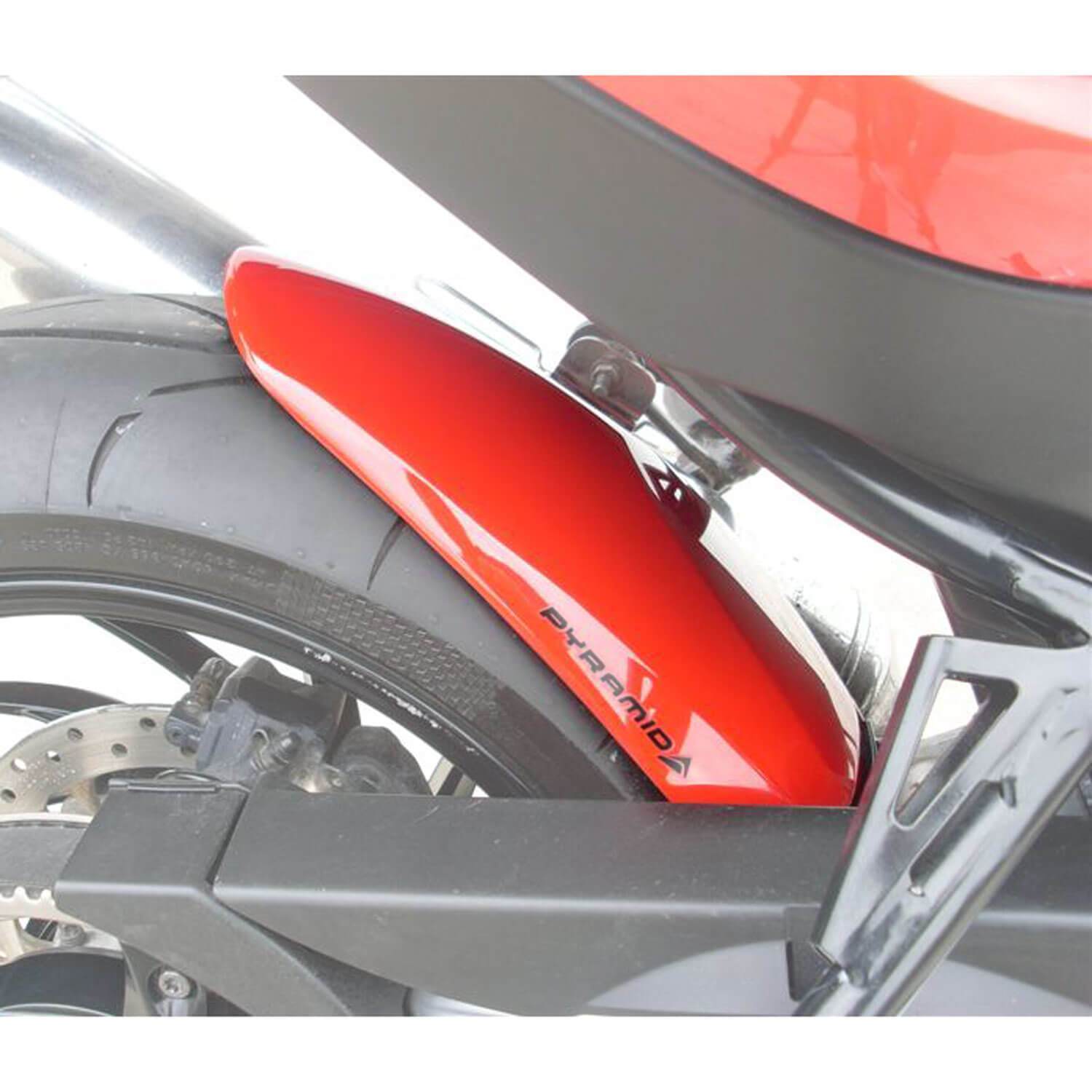 Pyramid Hugger | Gloss Red | BMW F800 ST 2006>2013-074250E-Huggers-Pyramid Motorcycle Accessories