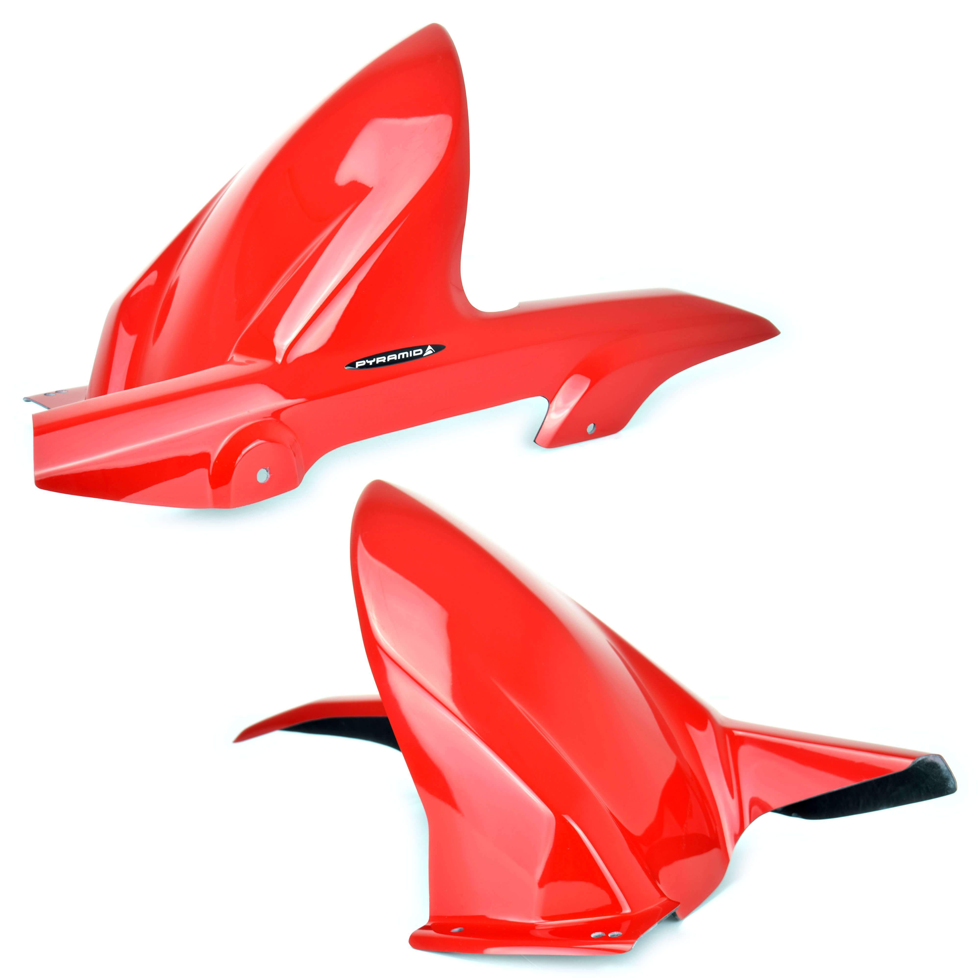 Pyramid Hugger | Gloss Red | Honda CBR 600 F 2012>2013-Huggers-Pyramid Motorcycle Accessories