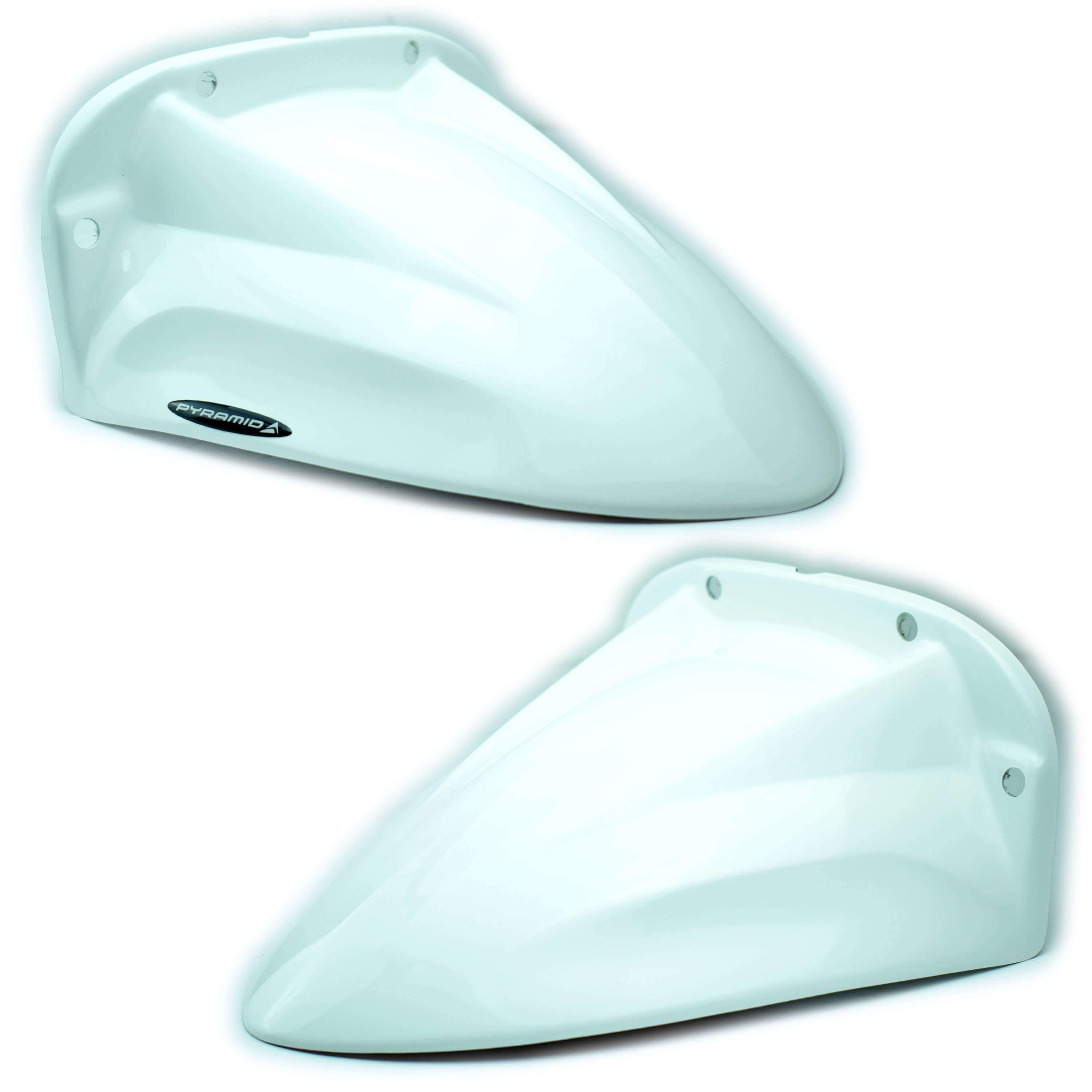 Pyramid Hugger | Gloss White | BMW S1000 XR 2015>2019-074265C-Huggers-Pyramid Motorcycle Accessories