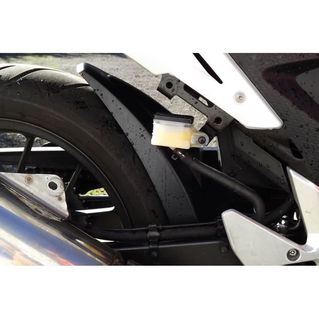 Pyramid Hugger | Gloss White | Honda CB 500 F 2013>2018-071910C-Huggers-Pyramid Motorcycle Accessories