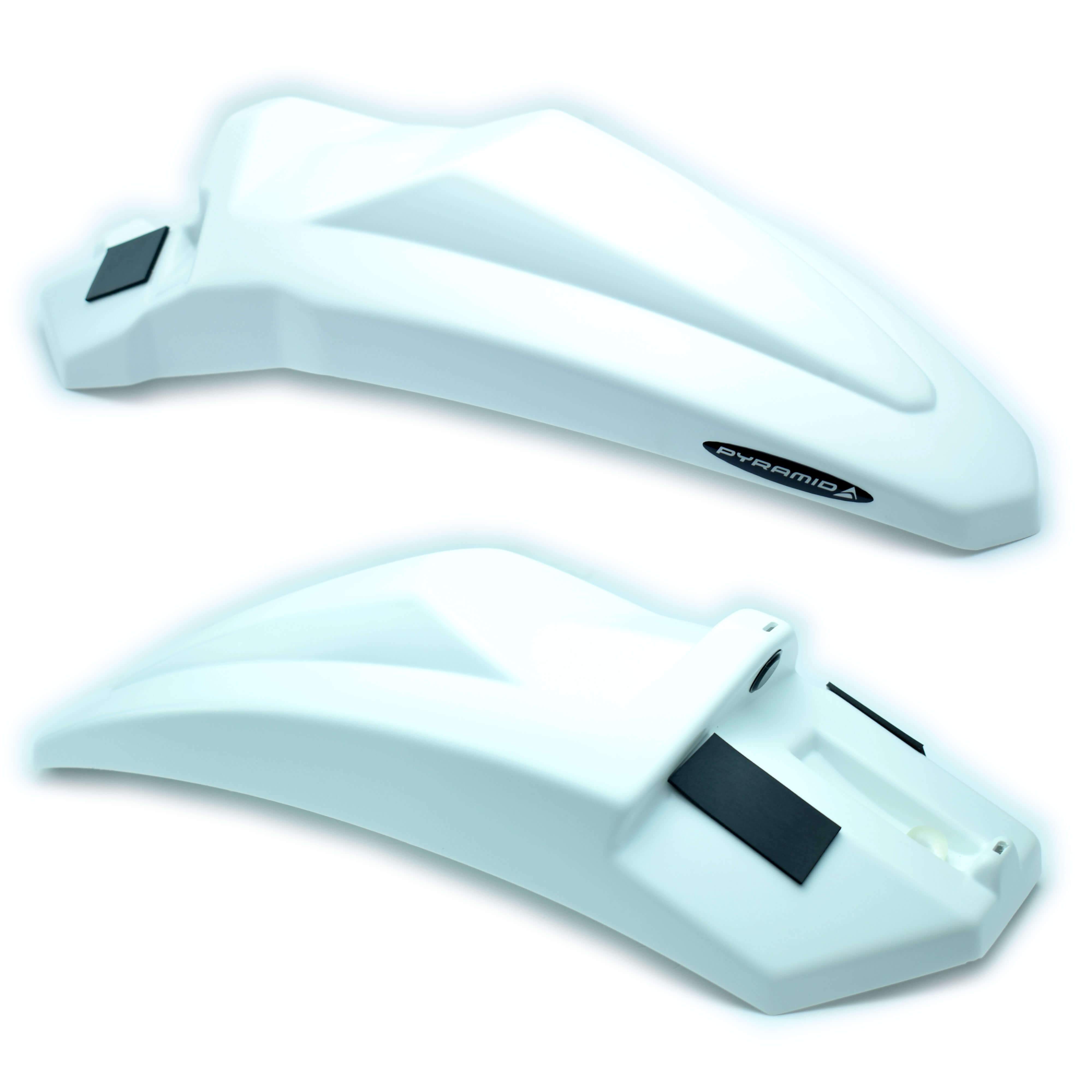 Pyramid Hugger | Gloss White | Honda CB 500 X 2013>2018-Huggers-Pyramid Motorcycle Accessories