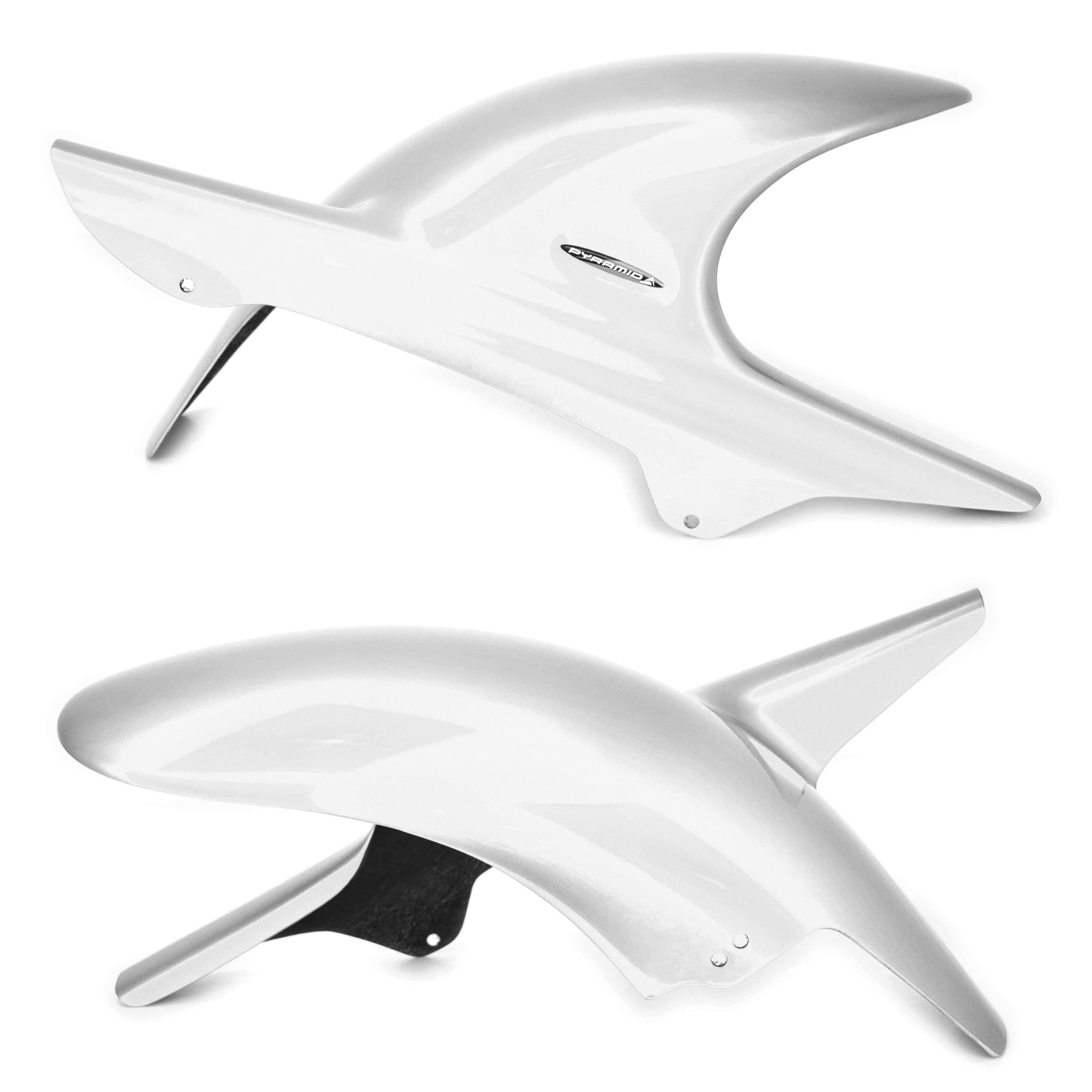 Pyramid Hugger | Gloss White | Honda CB 600 F Hornet 2005>2006-07136C-Huggers-Pyramid Motorcycle Accessories